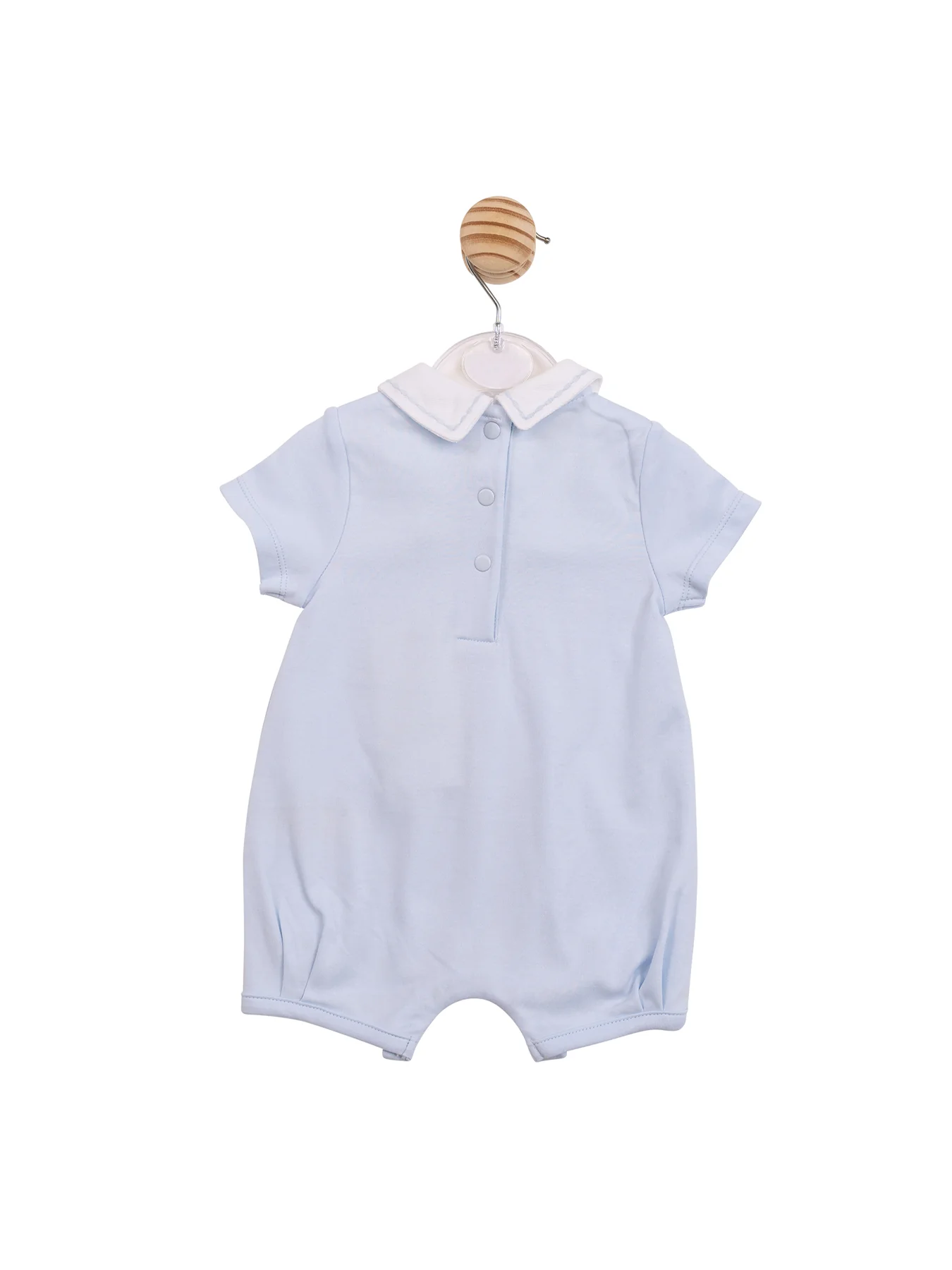 Baby Collared Romper Blue - Image 2