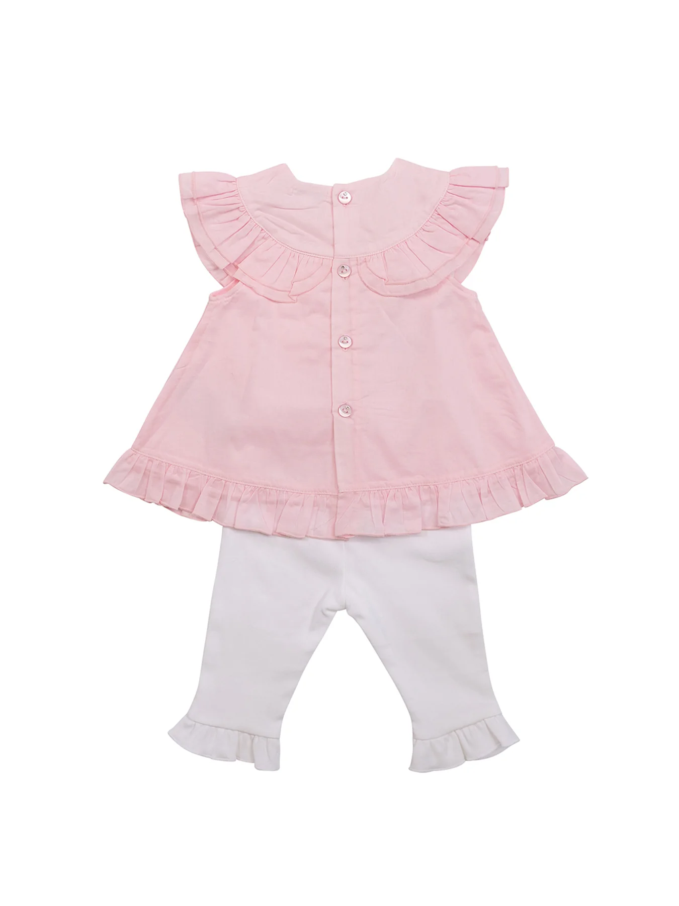 Baby Gem Stone Dress and Legging Set Pink - Image 2