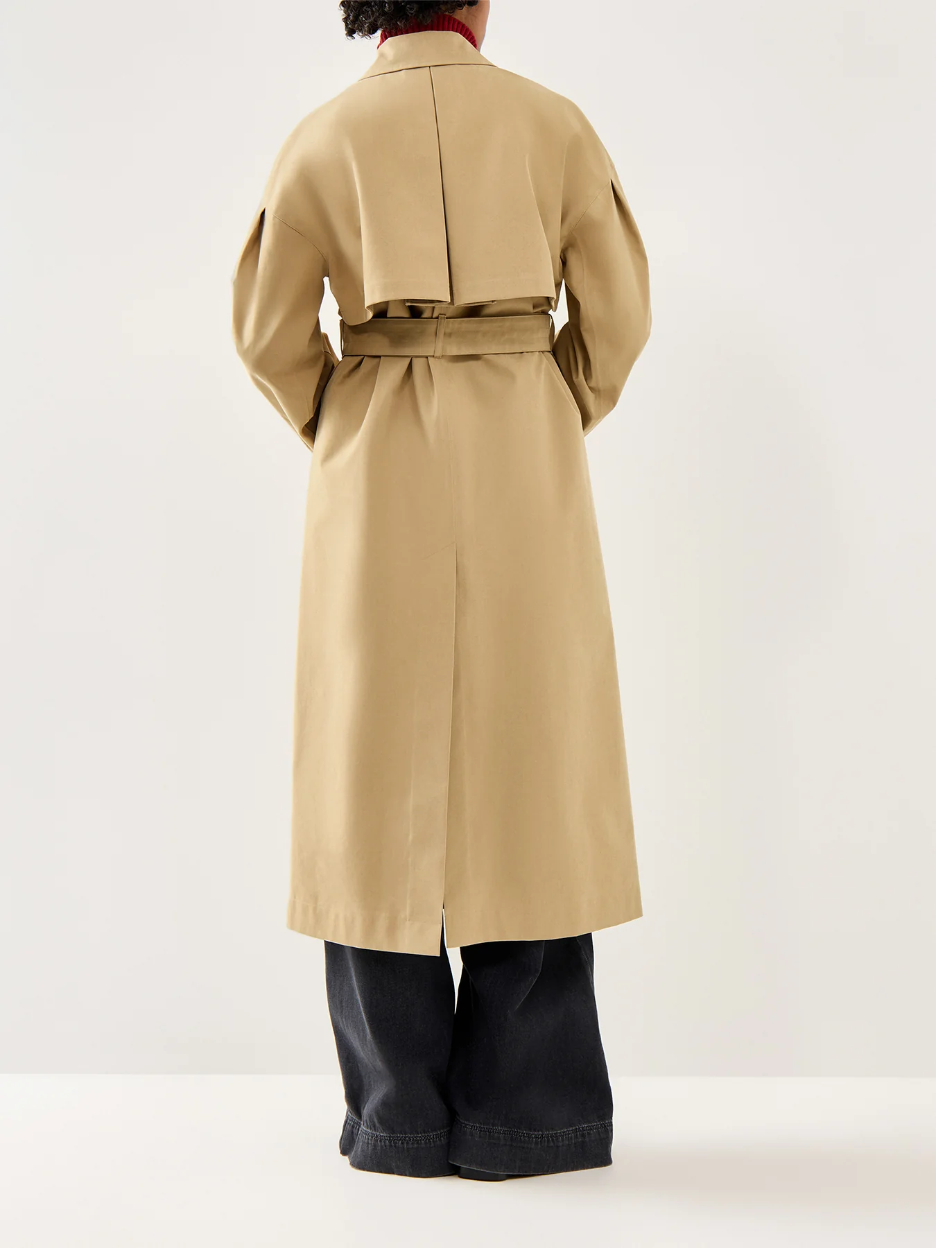 Alibi Classic Waterproof Trench Coat Sand - Image 5