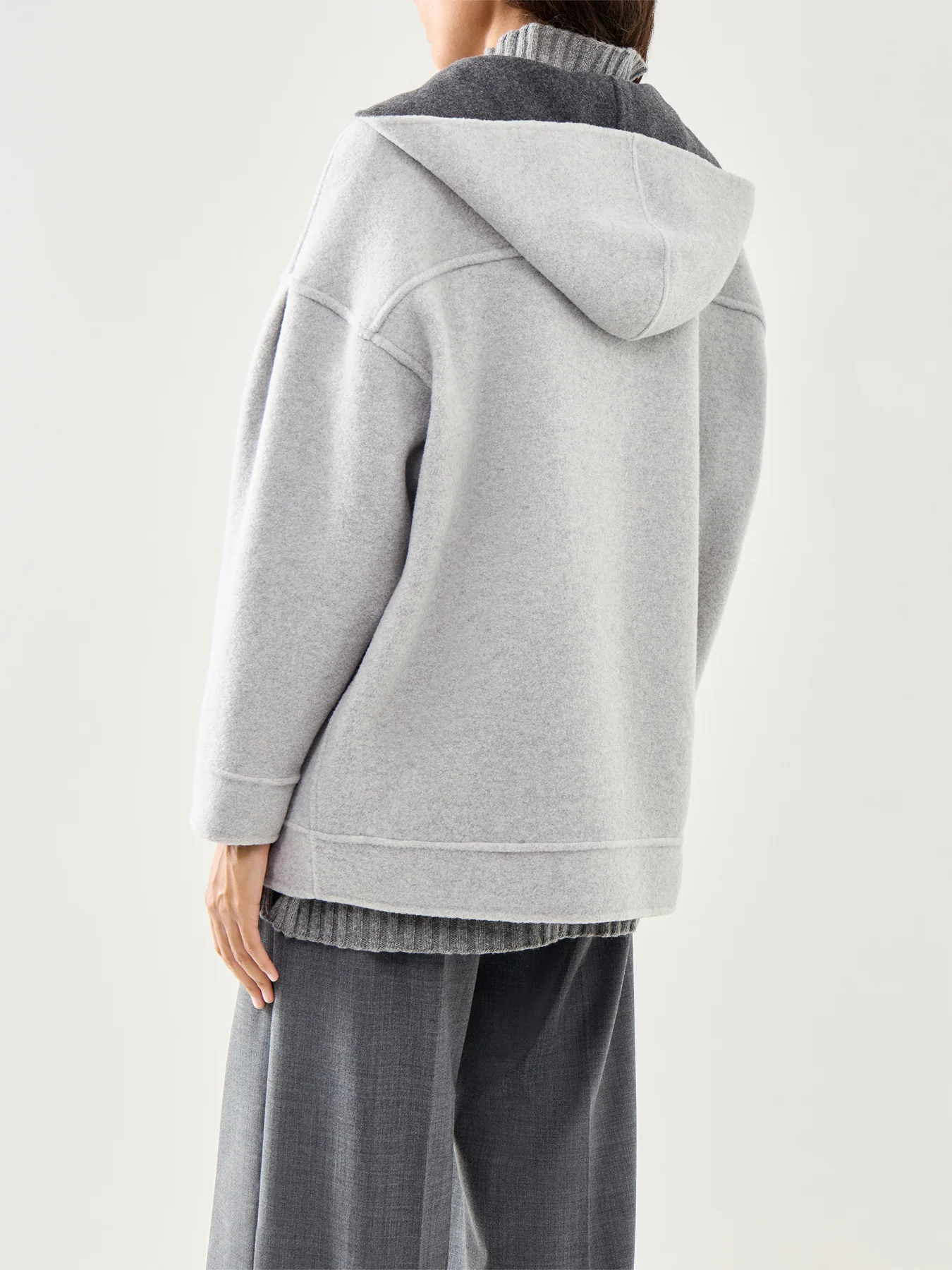 Sottile Wool Jacket Grey - Image 5