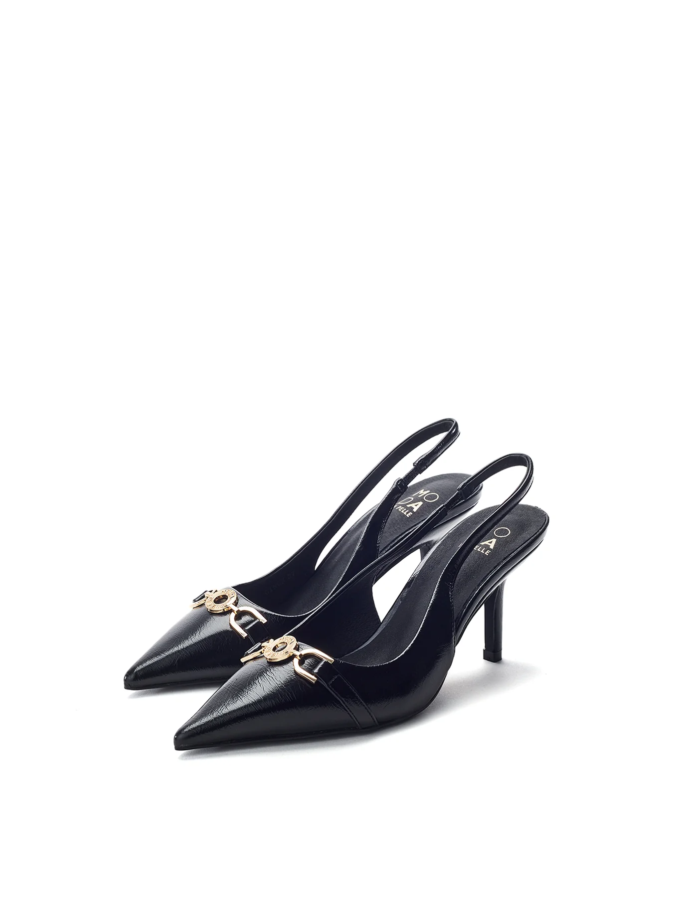 Ginen Stiletto Heel Shoes Black - Image 2