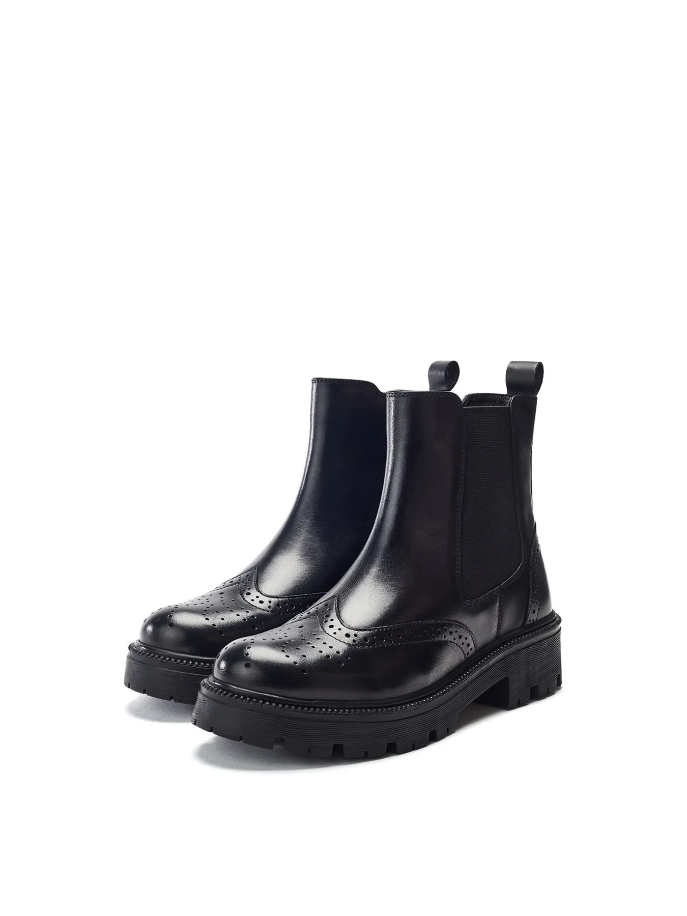 Orraya Leather Boots Black - Image 4