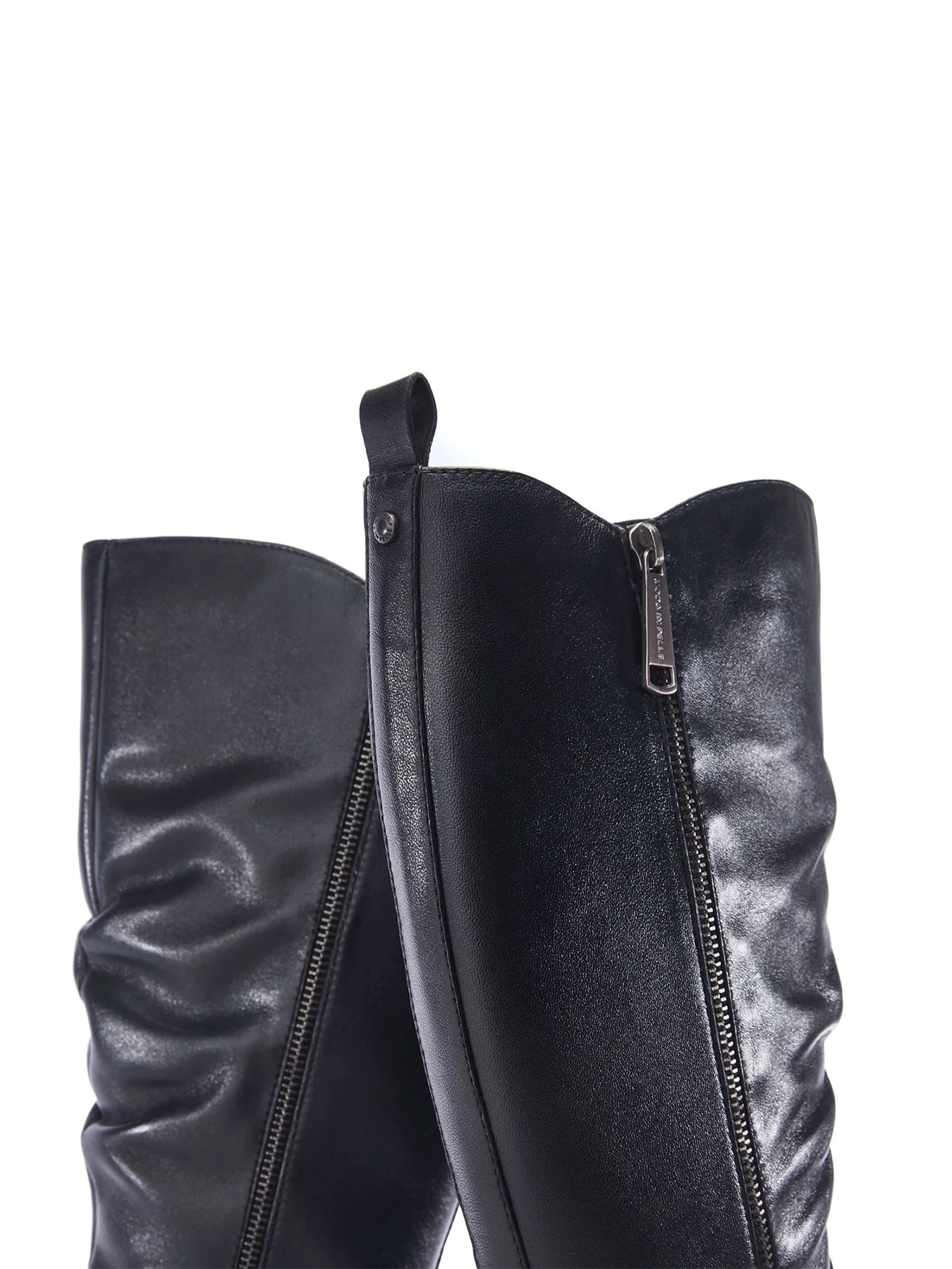 Riez Smooth Leather Boots Black - Image 2