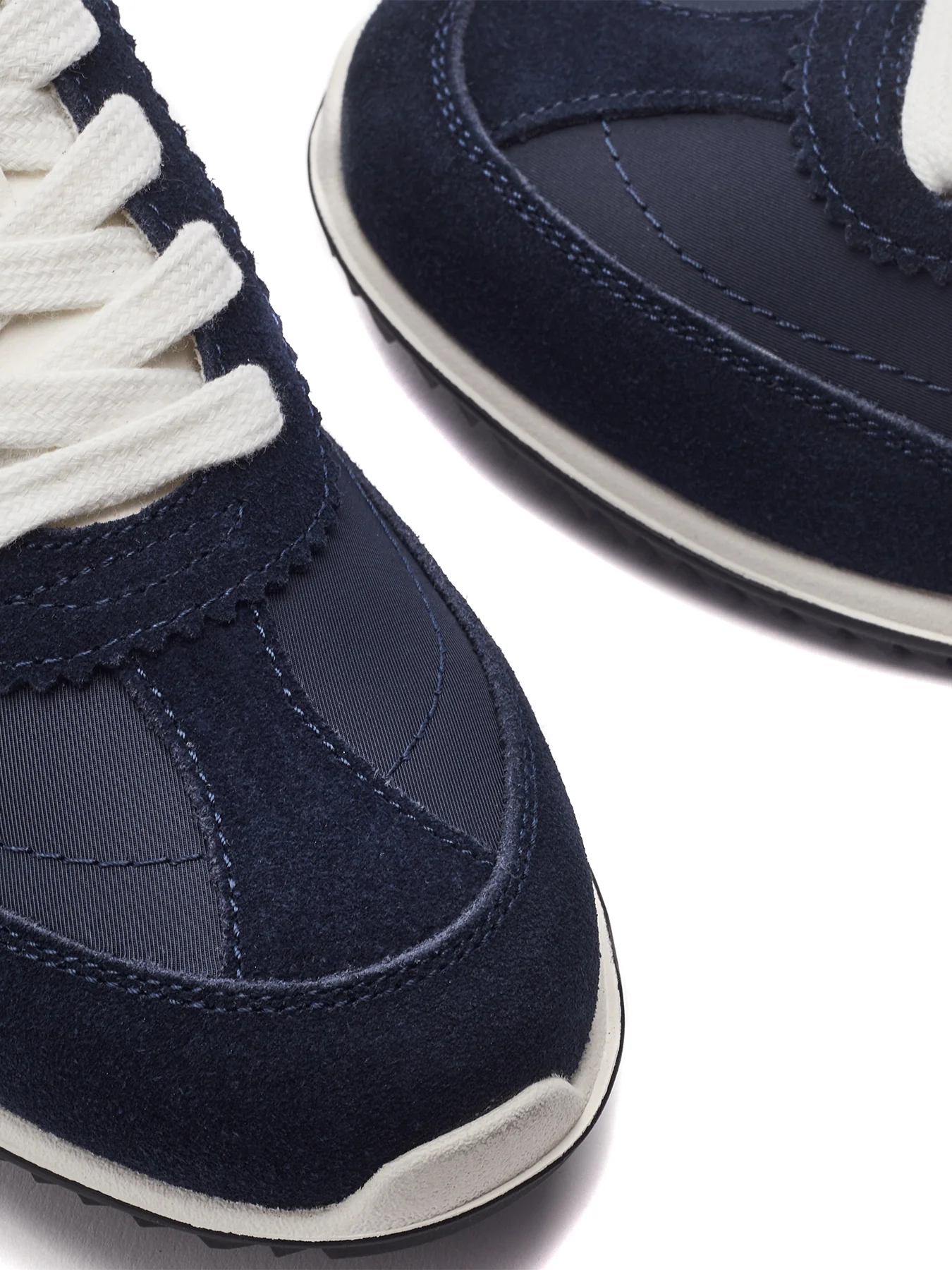 Akalia Lace-Up Trainers Navy - Image 4