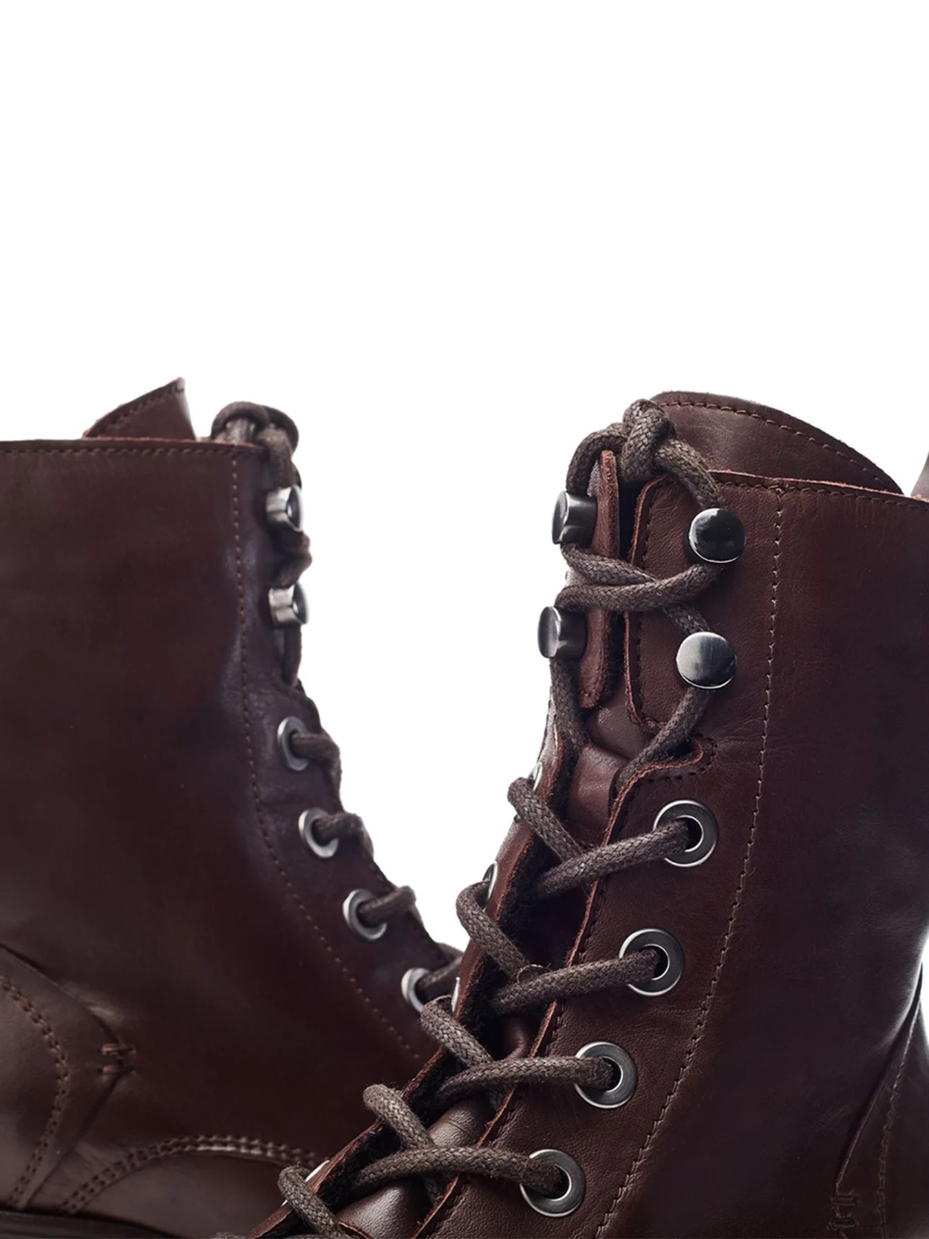 Bezzy Leather Ankle Boots Brown - Image 3