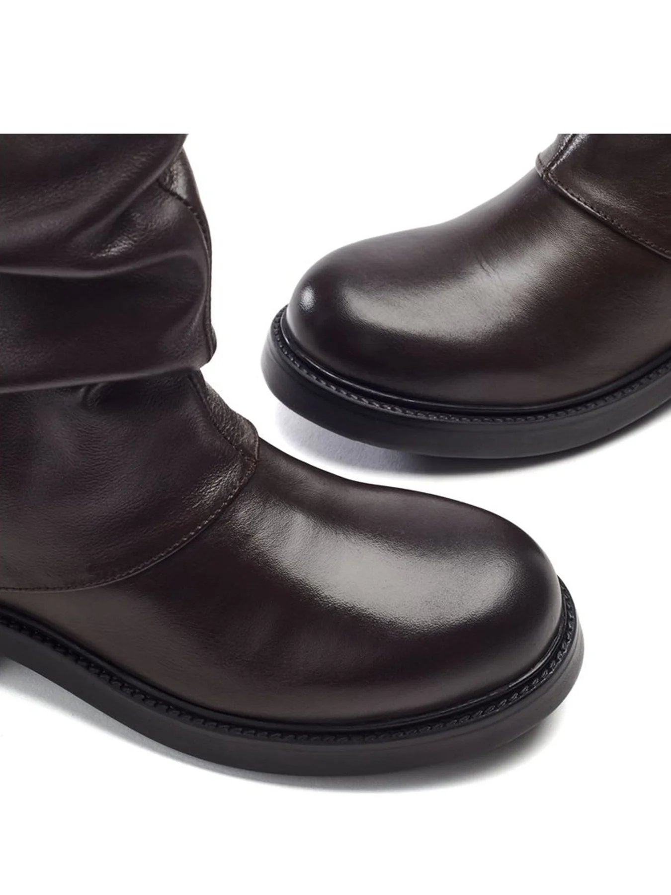 Rinnia Heeled Ankle Boots Brown - Image 3