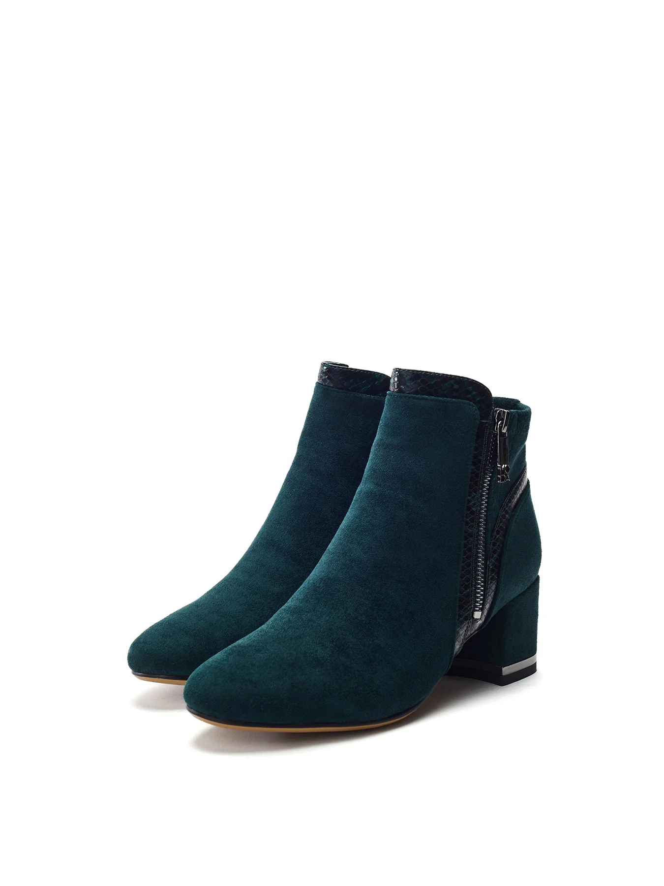 Pesar Leather Boots Green - Image 4