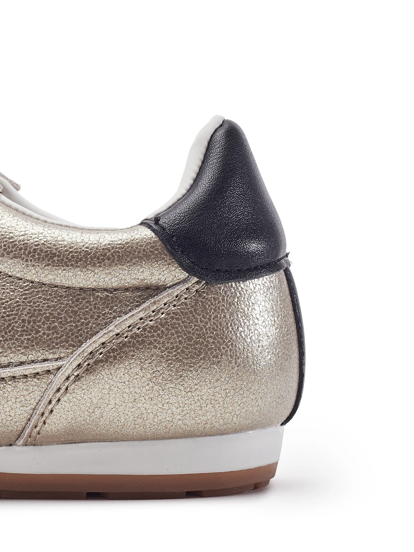 Ares Lace-Up Trainers Gold - Image 4