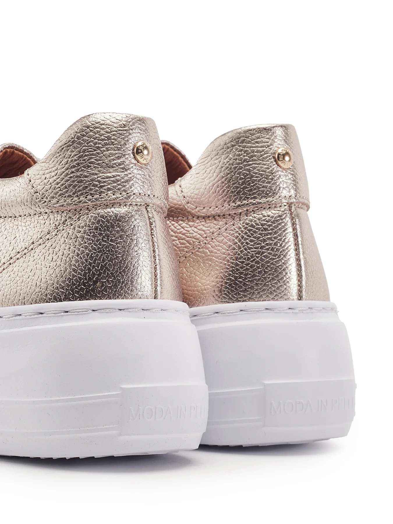 Candi Chunky Trainers Gold - Image 4
