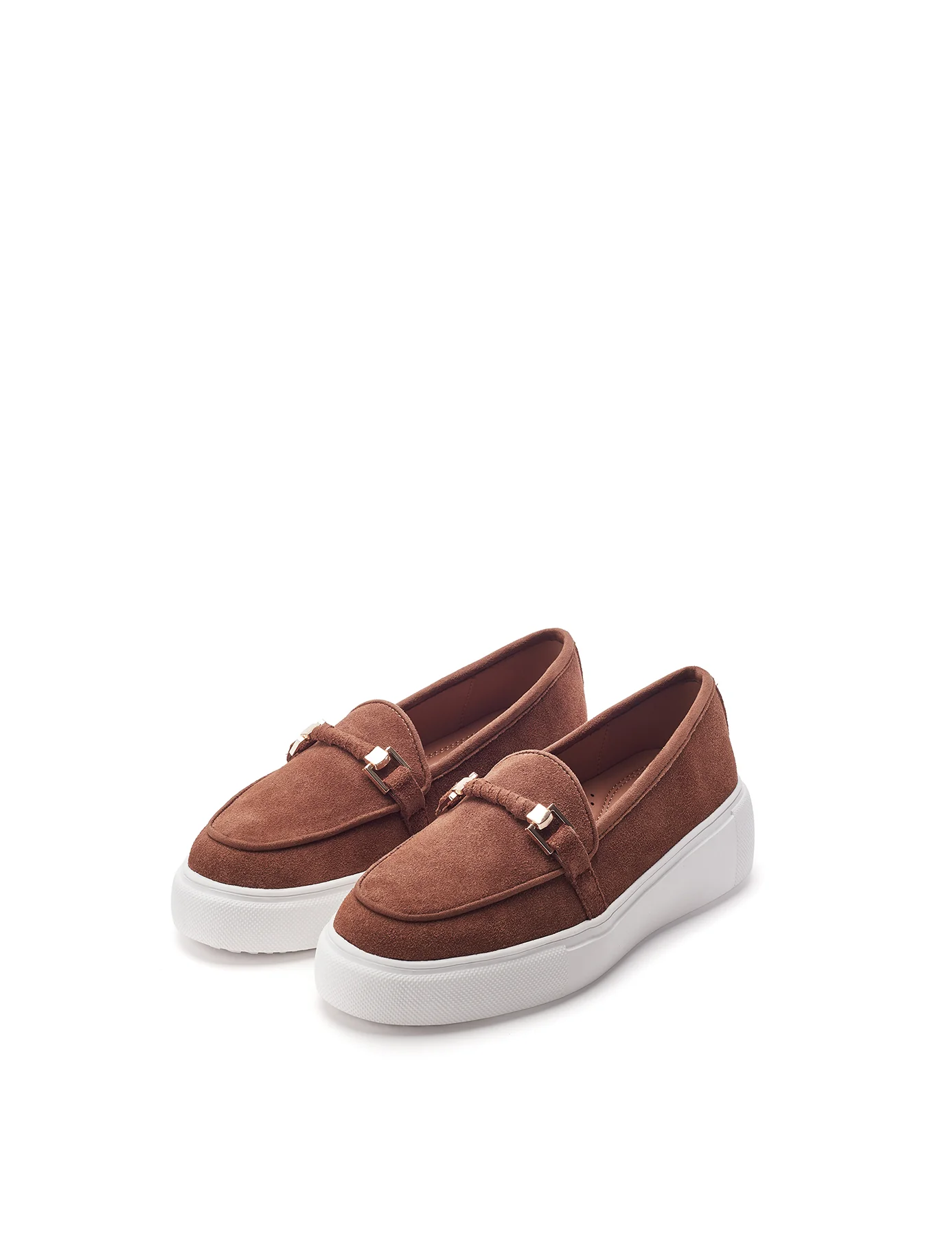 Ettala Suede Loafers Tan - Image 2