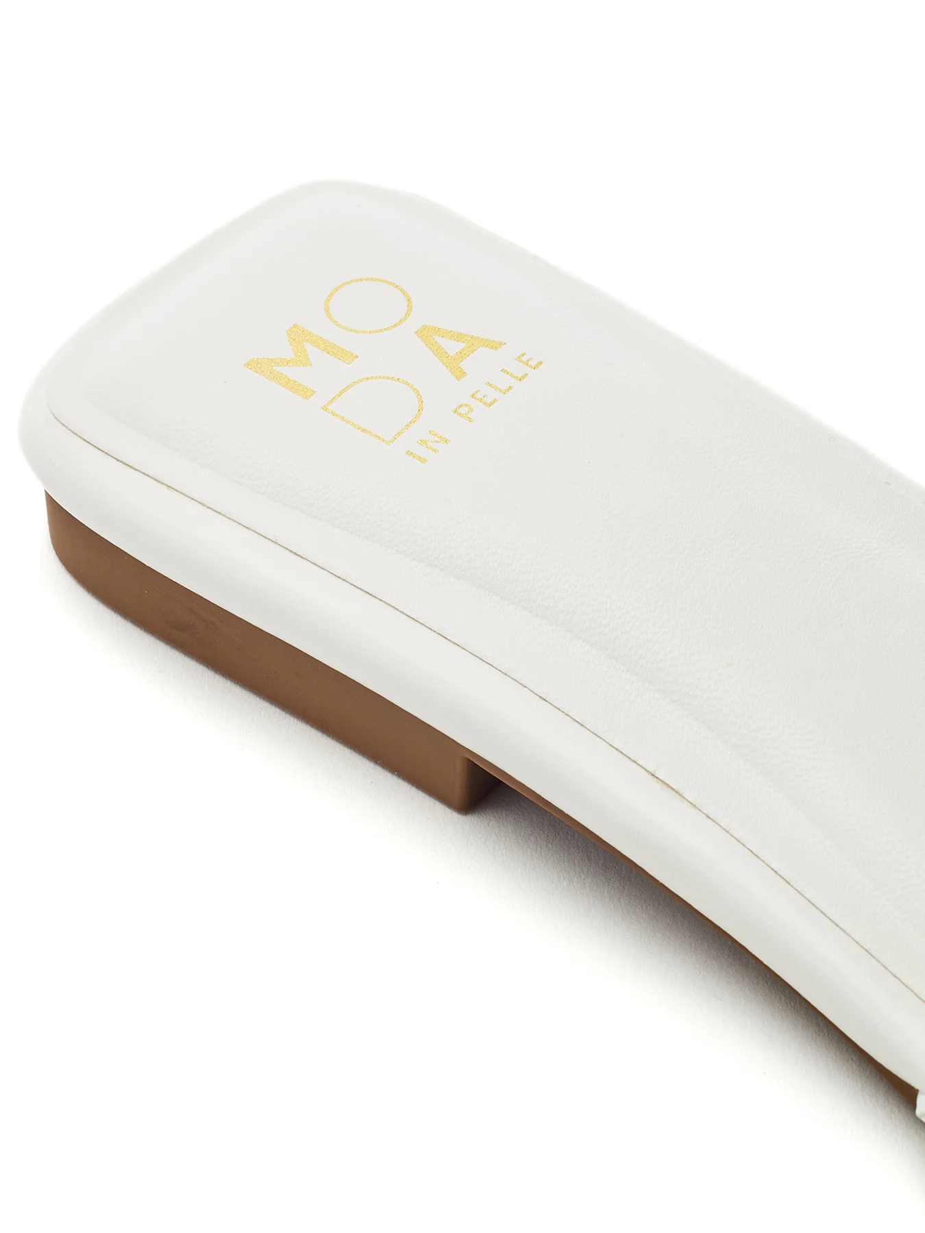 Leera Flat Sandals White - Image 2