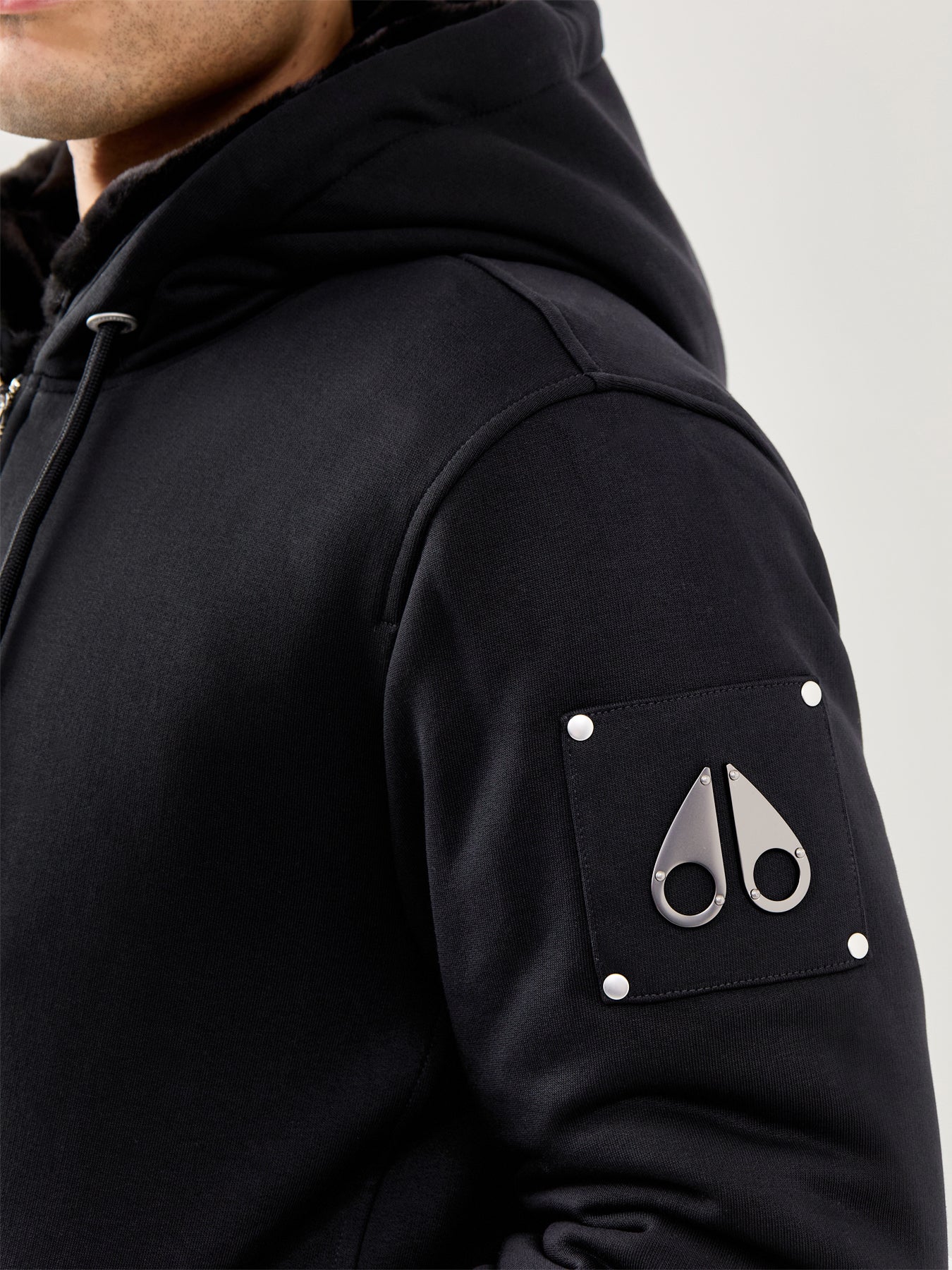 Classic Bunny Hoodie Black - Image 3