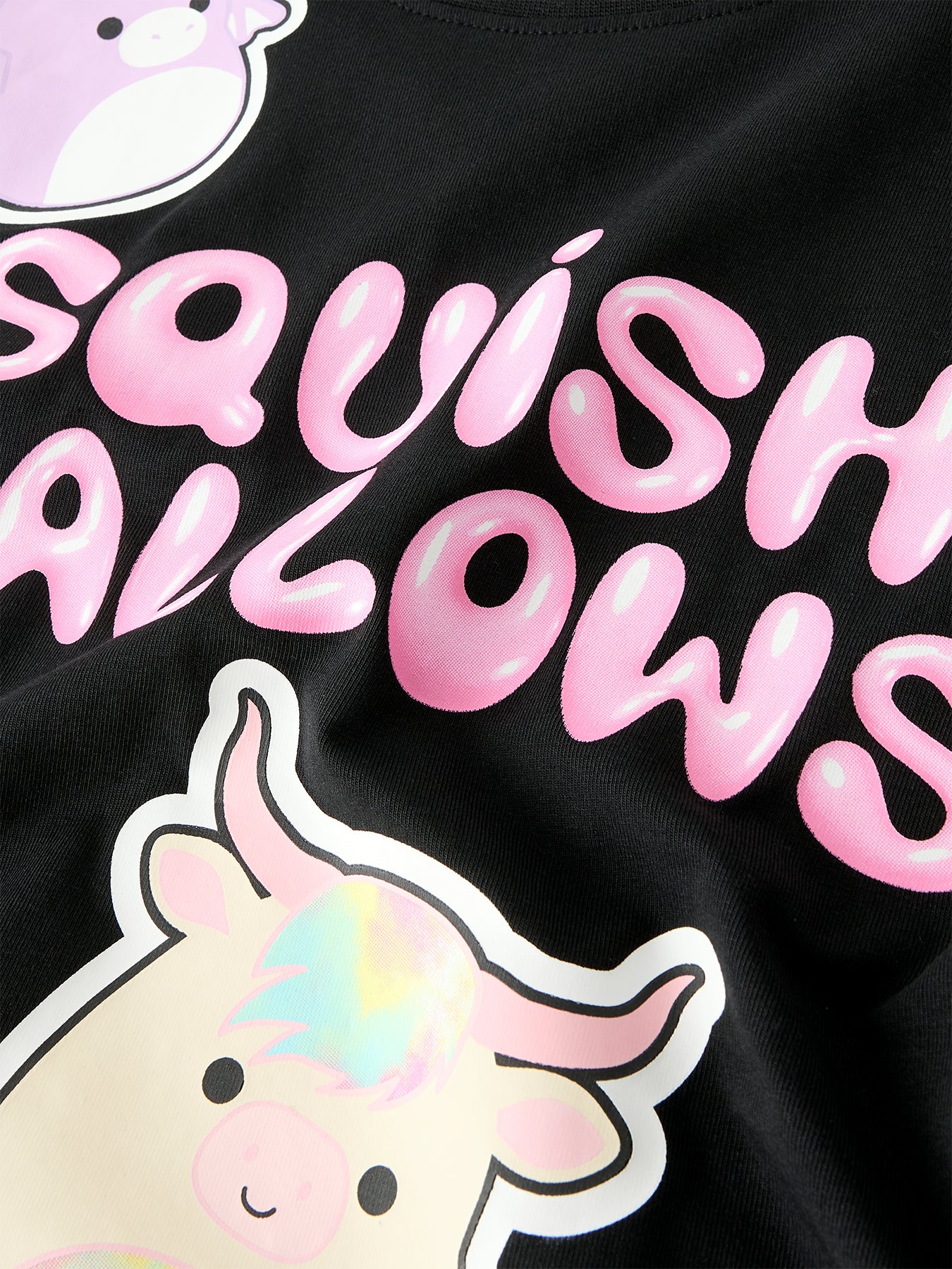Kids’ Squish Short Sleeve T-Shirt Black - Image 3