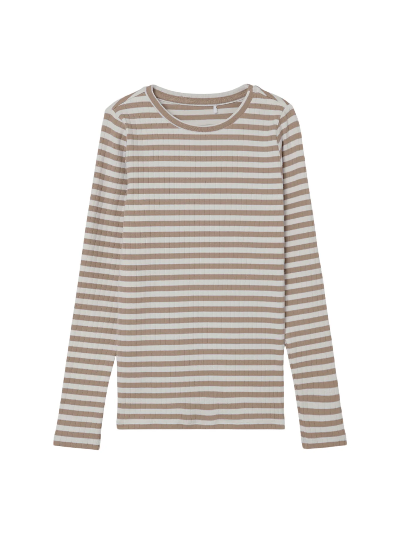 Kids’ Suraja Long Sleeve Stripe Top Brown