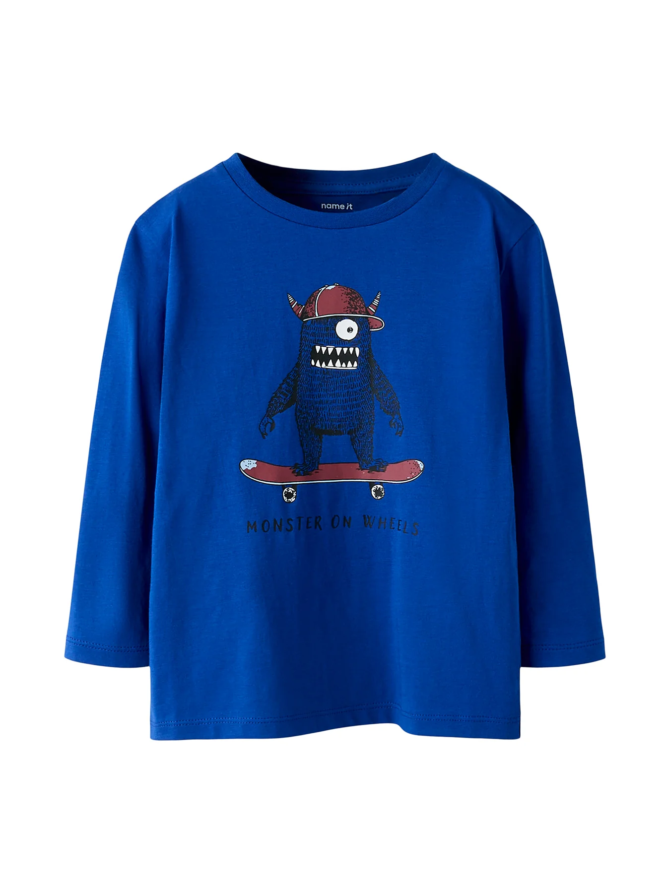Kids' Monster Long Sleeve Top Navy - Image 4