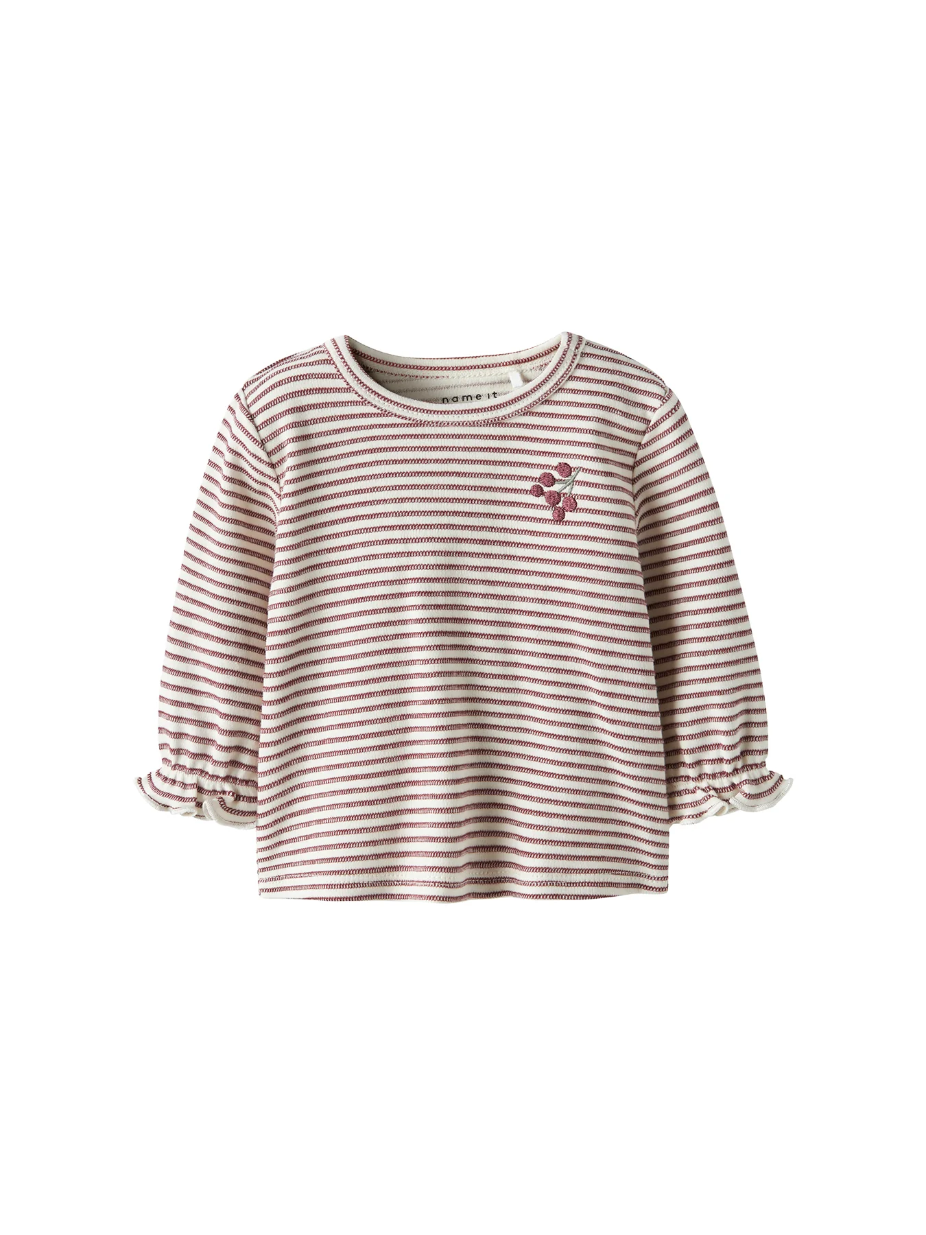 Baby Long Sleeve O-Neck Top Red