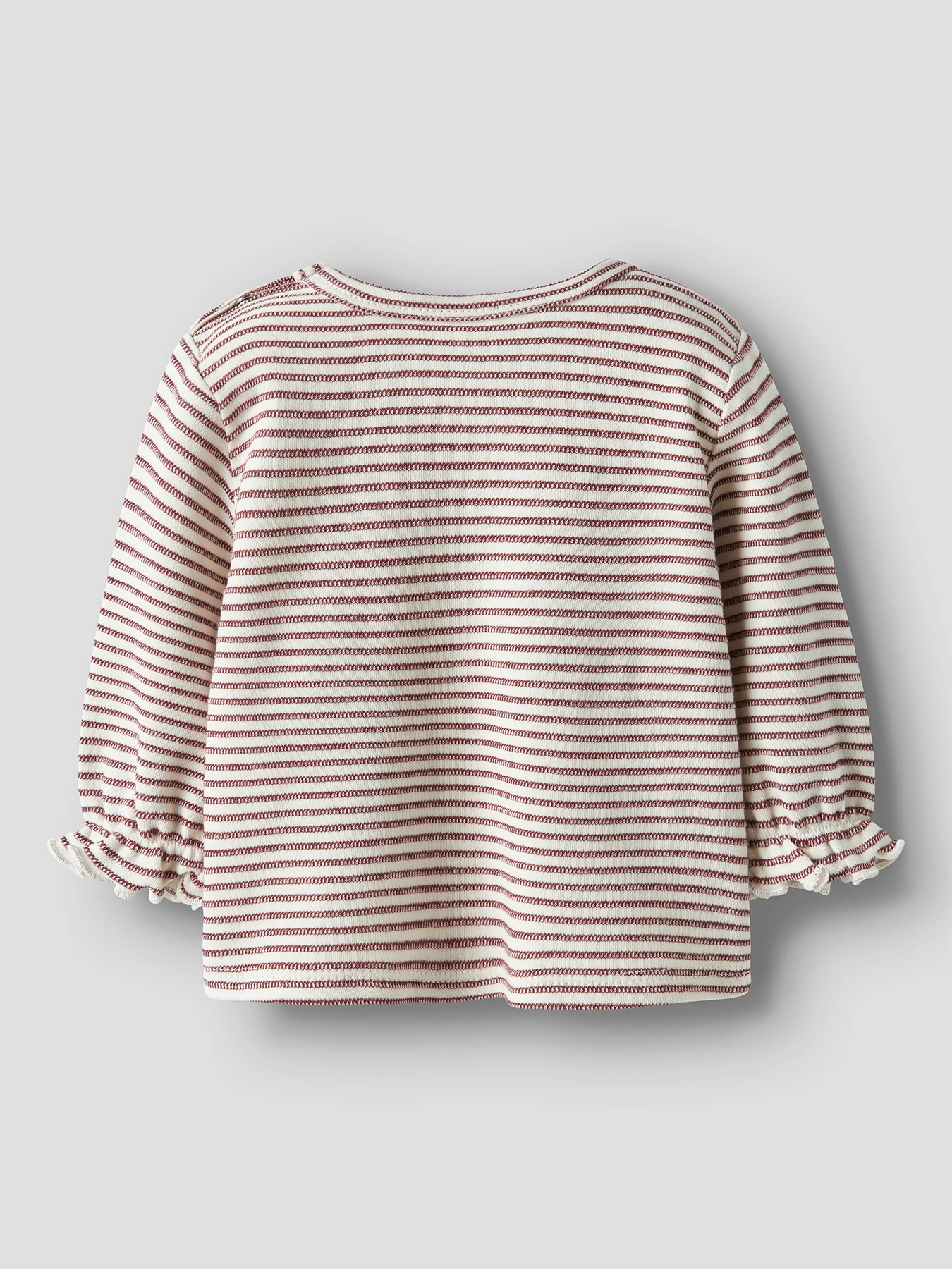 Baby Long Sleeve O-Neck Top Red - Image 2