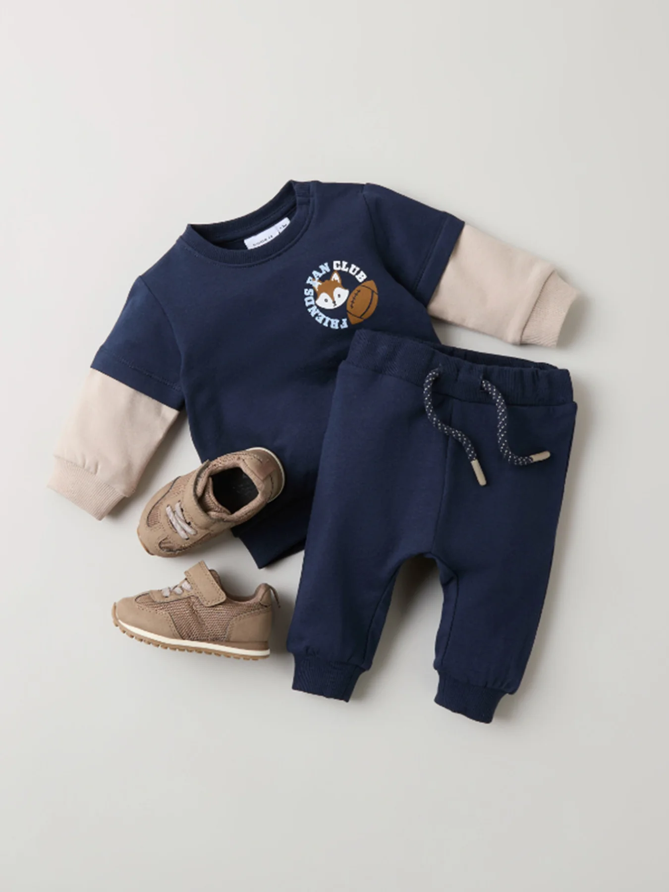 Baby Sumo Long Sleeve Sweatshirt Brown - Image 2