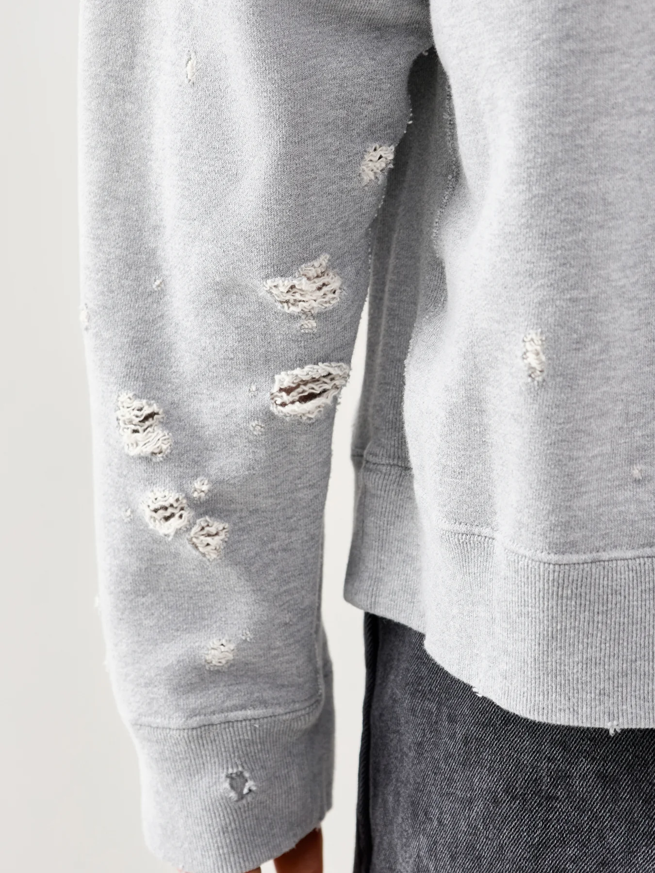 Deconstructed Sweatshirt Grey - Image 3