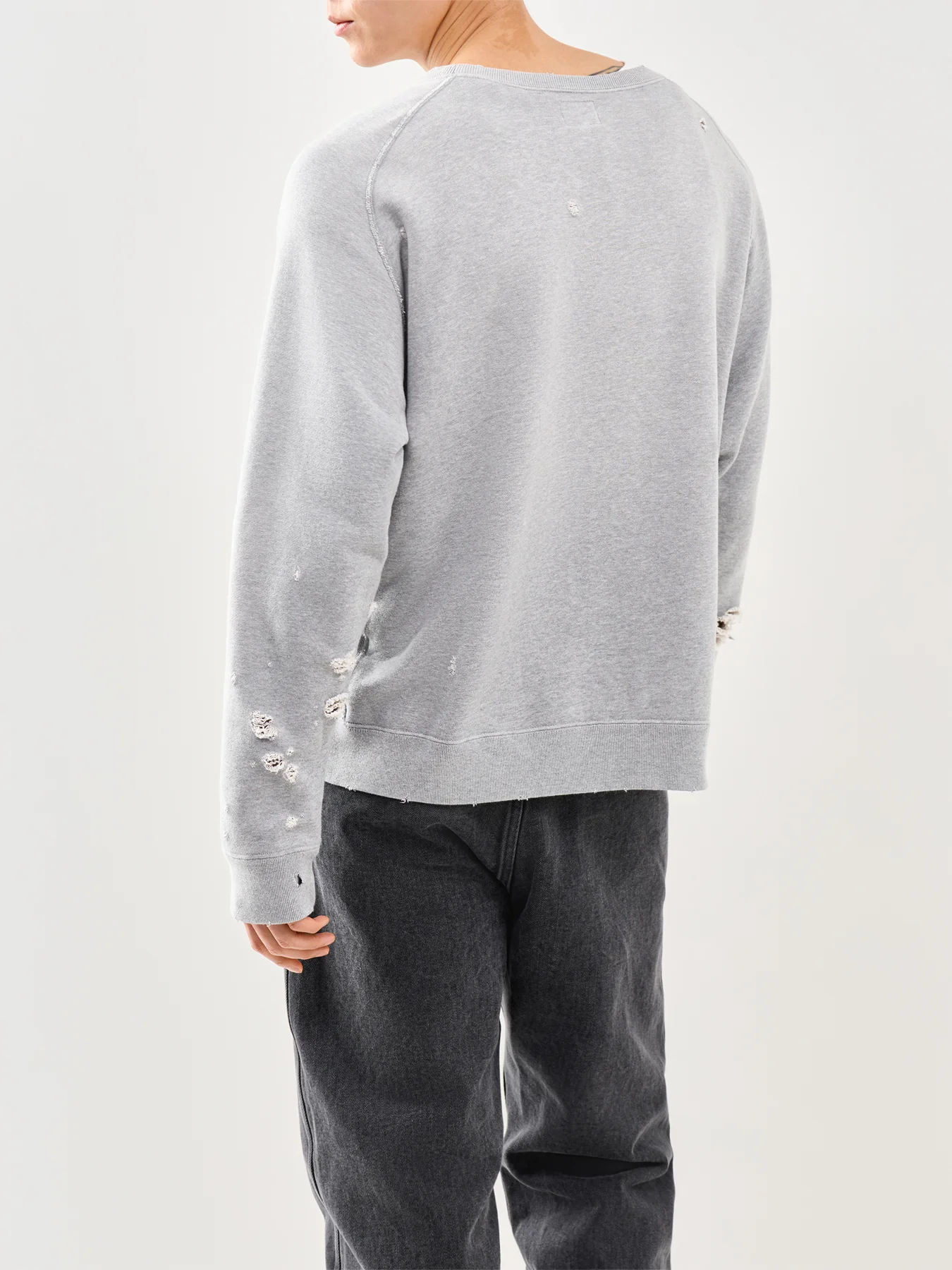 Deconstructed Sweatshirt Grey - Image 5