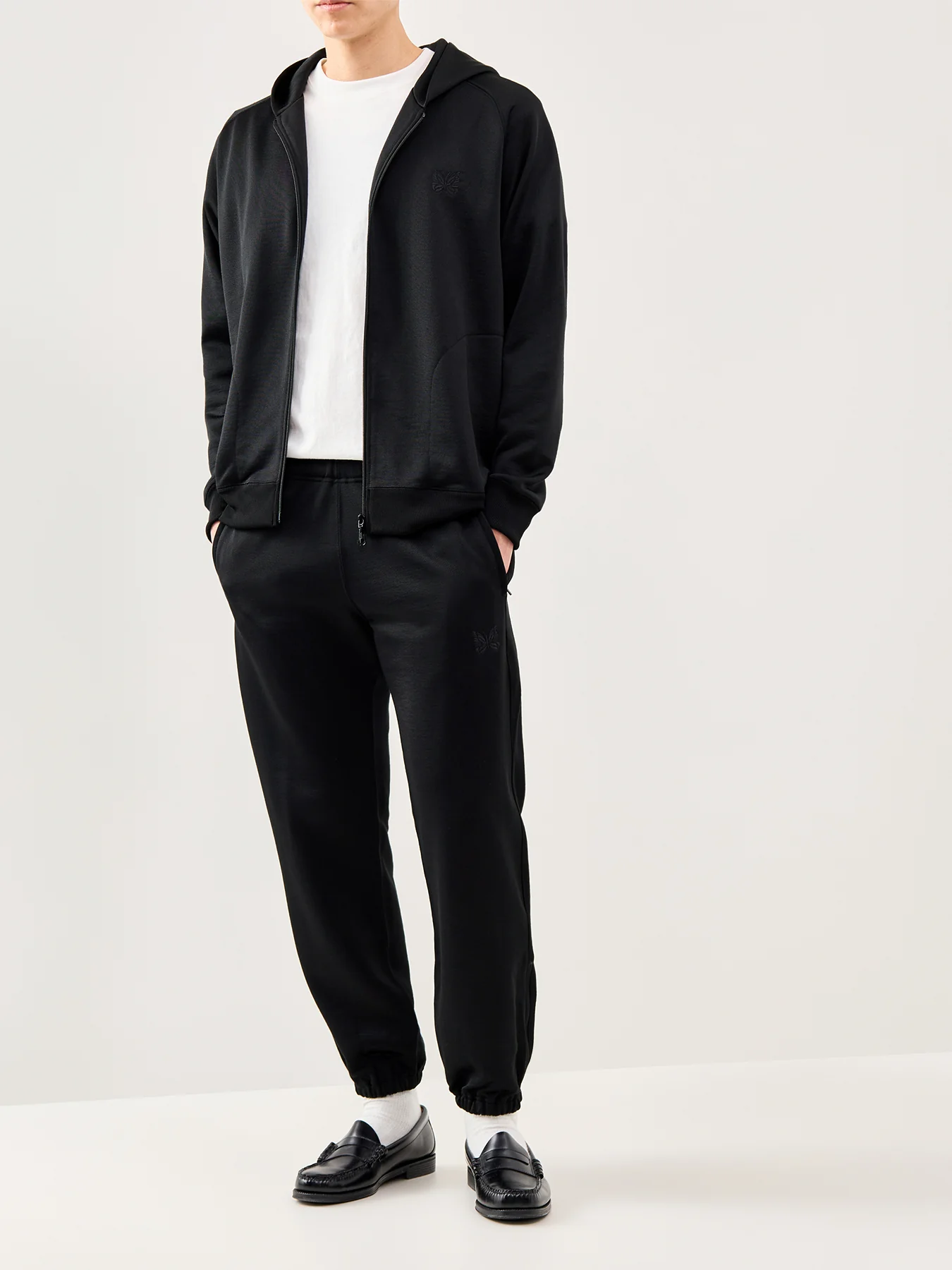 Zipped Hoodie Black - Image 2