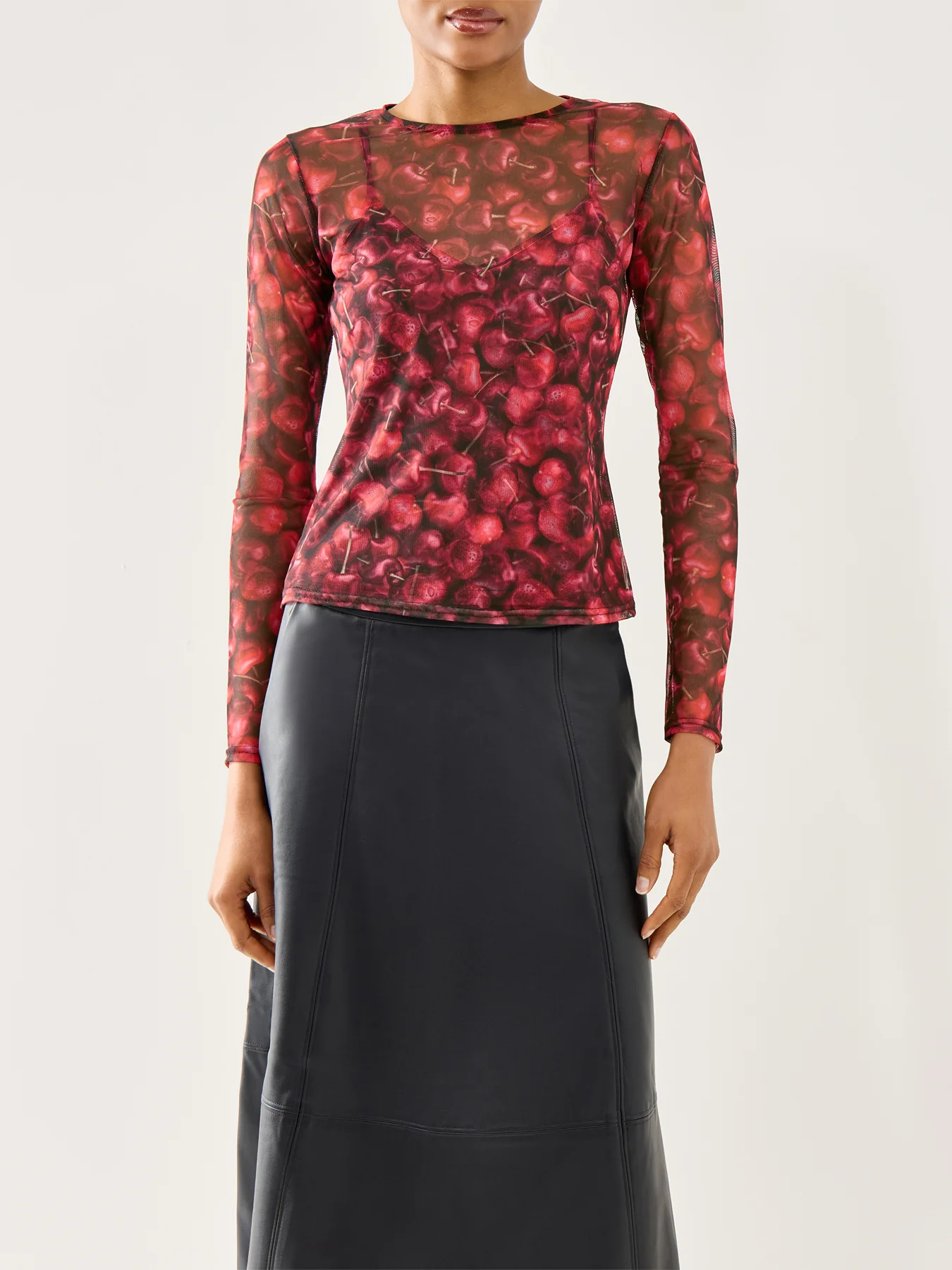 Cherry Mesh Top Red - Image 4