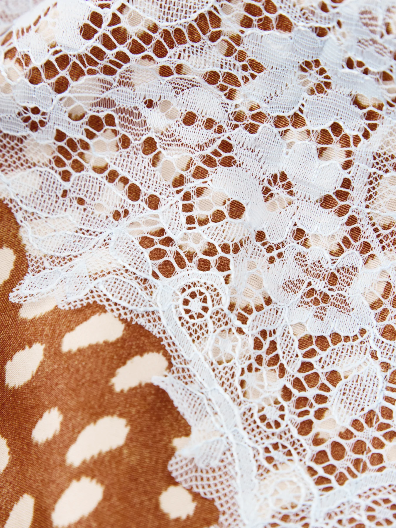 Deer Print Mini Maeva Skirt Brown - Image 3