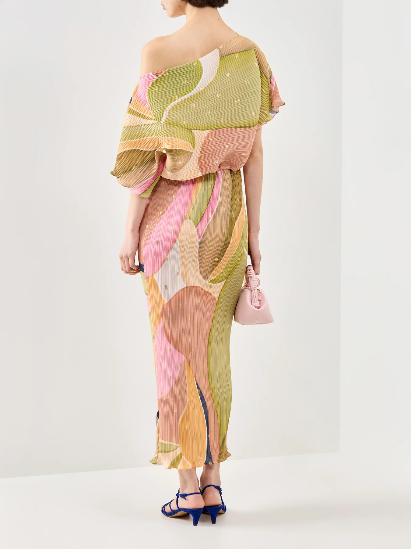 Green Abstract Tilly Dress - Image 4