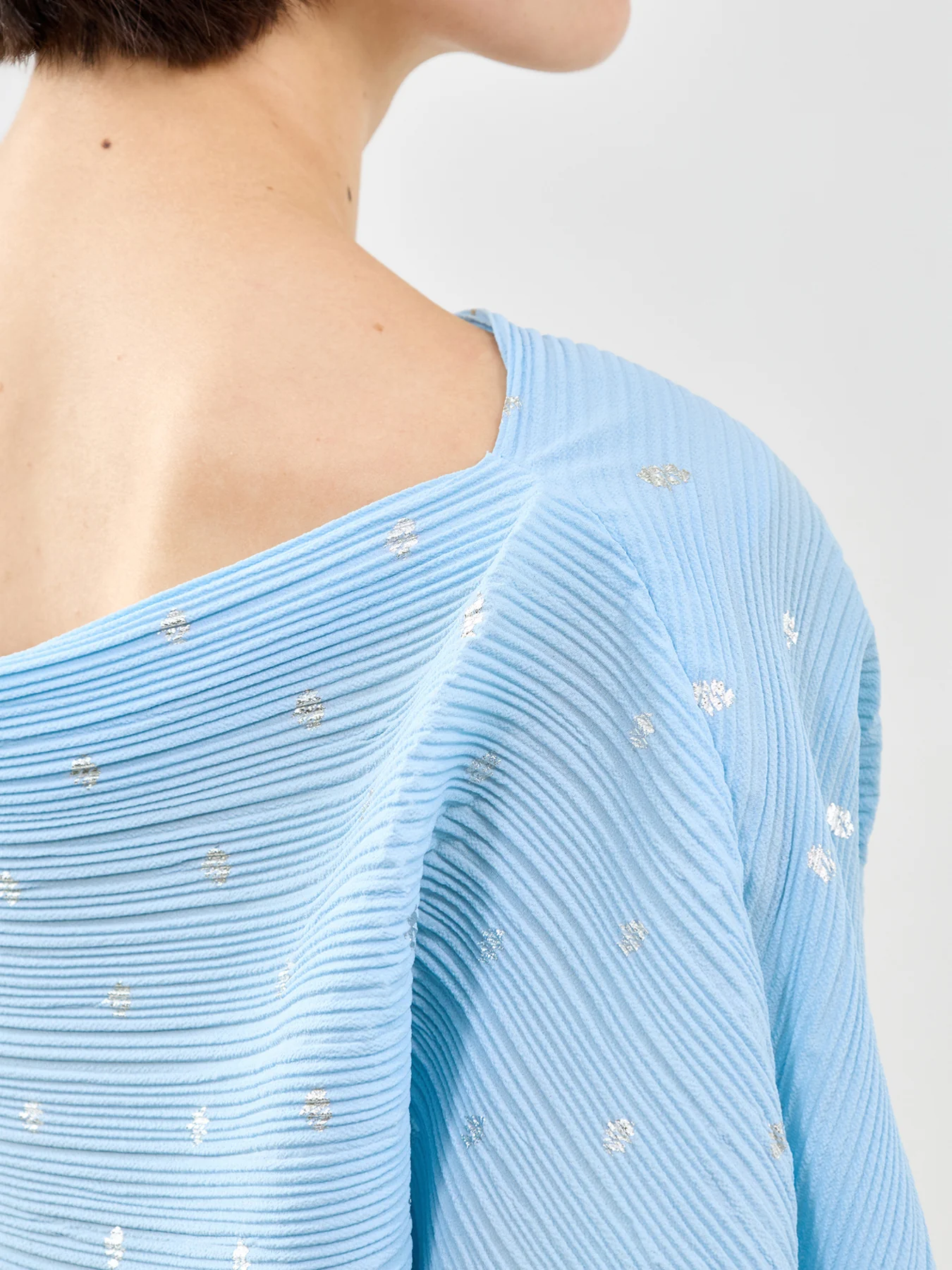 Ice Blue Mini Tilly Dress - Image 3