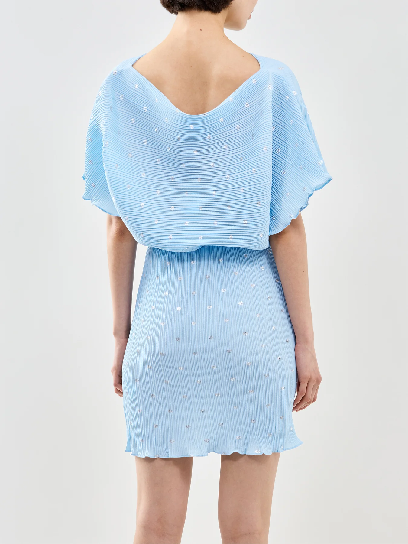 Ice Blue Mini Tilly Dress - Image 5