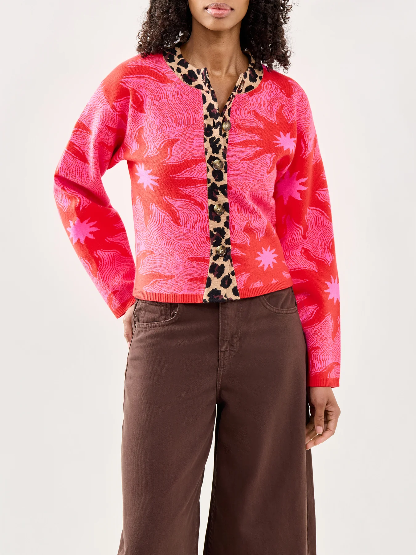 Pink Soleil Cardigan Red - Image 4