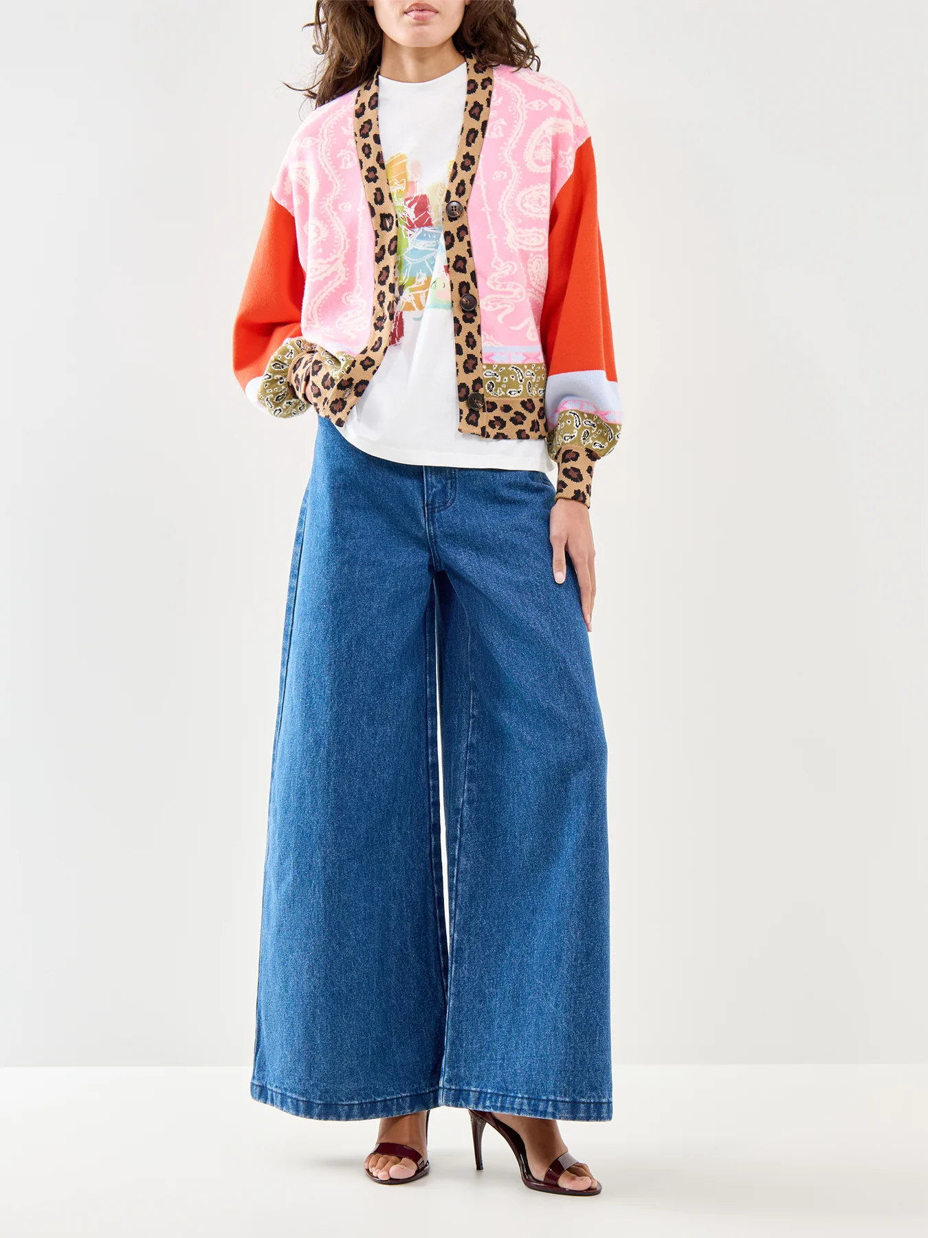 Splice Bandana Cardigan Multi - Image 2