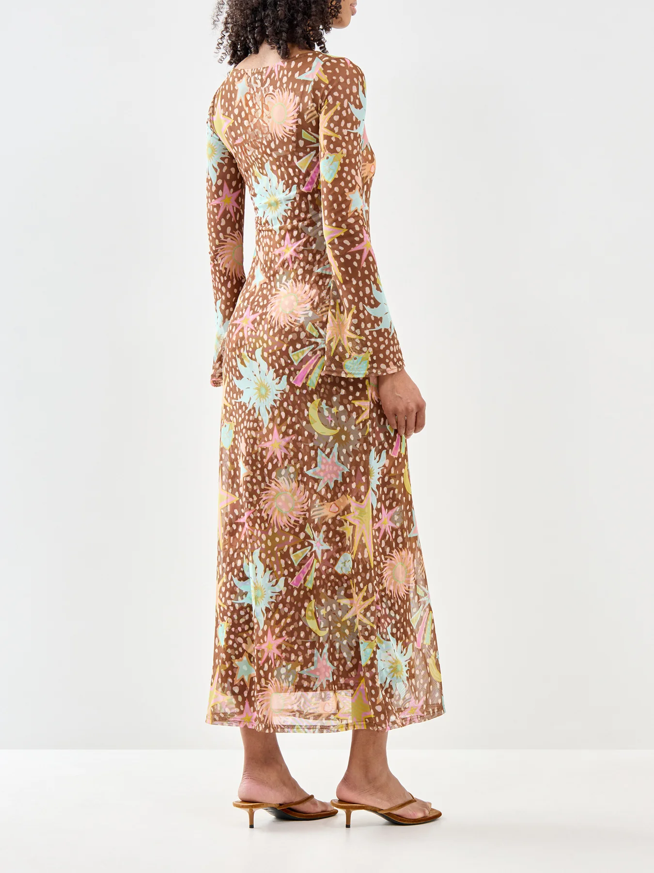 Star Fawn Aria Dress Brown - Image 5
