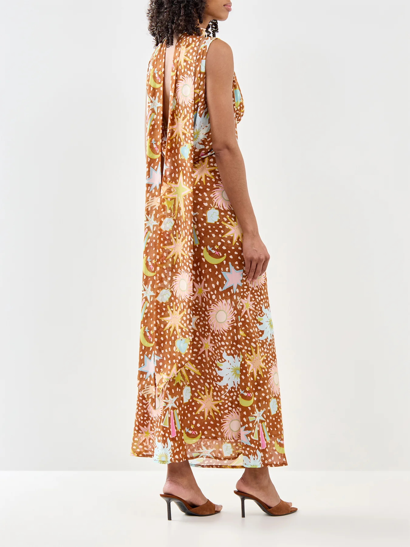Star Fawn Sophie Dress Brown - Image 5
