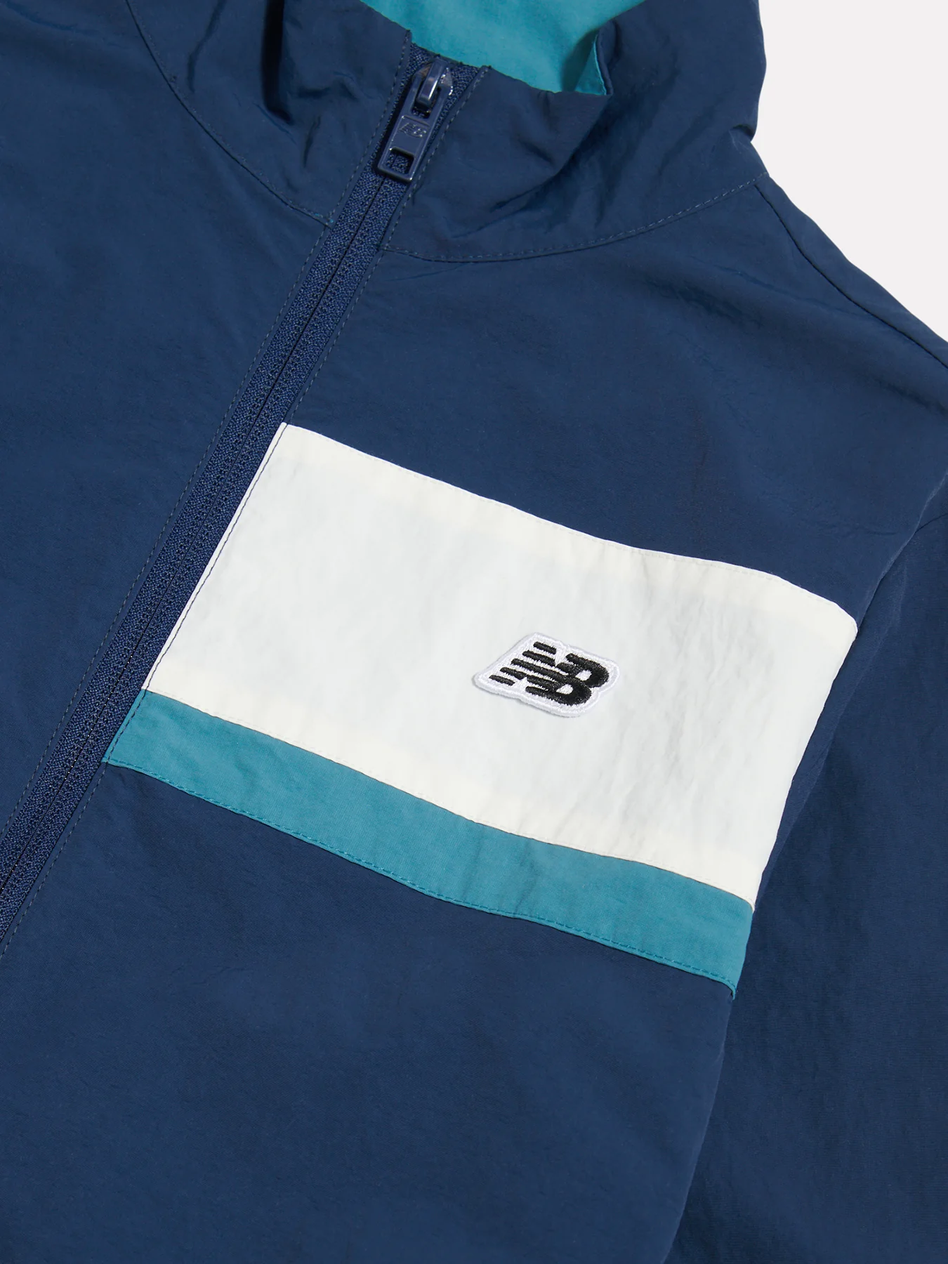 Kids' Premium Panelled Track Jacket Navy - Image 3