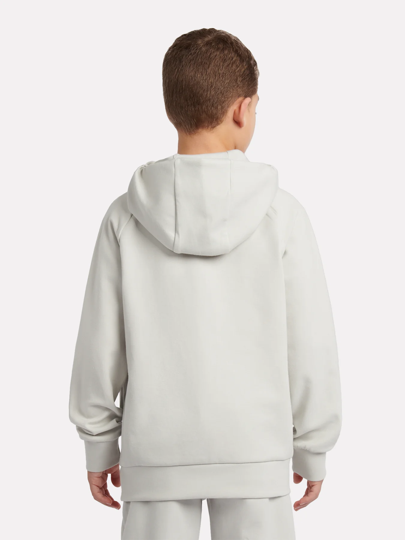 Kids' Tech Knit Performance Hoodie Grey - Image 3