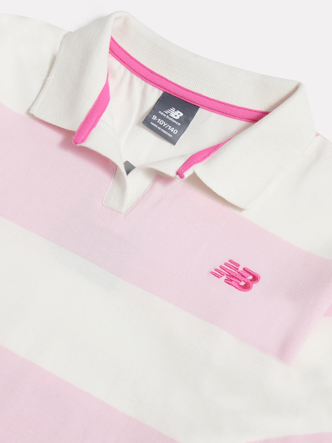 Kids' Stripe Rugby Polo Shirt Multi - Image 3
