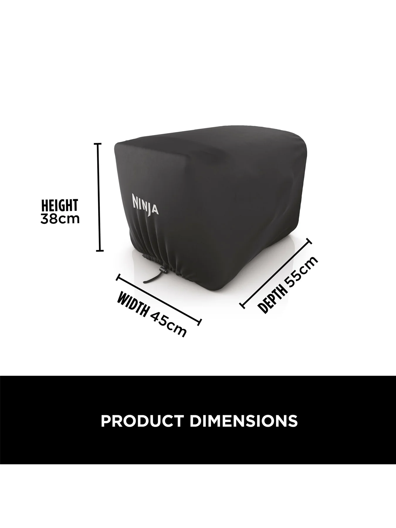 Woodfire Outdoor Oven Cover Black - Image 4