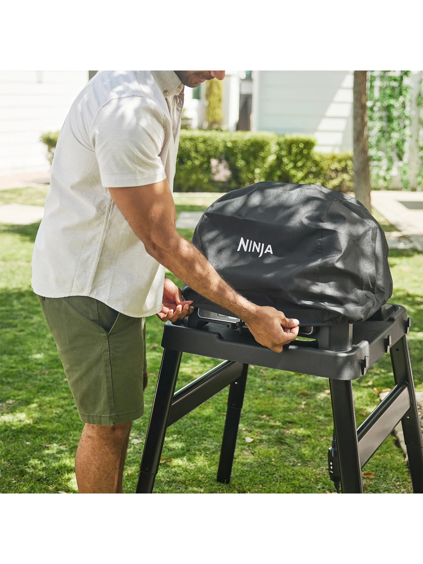 Woodfire XL Grill Cover Black - Image 3