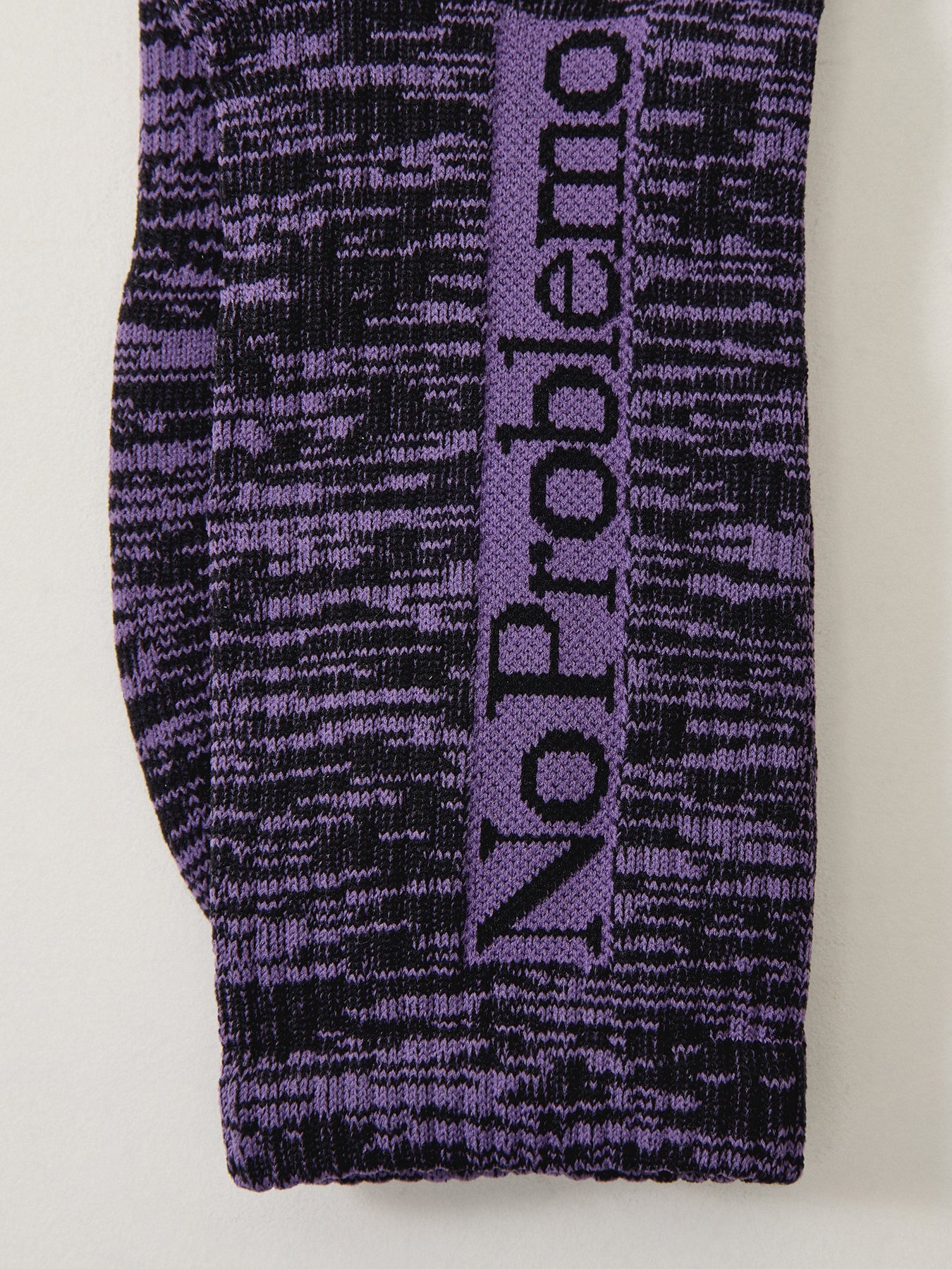 No Problemo Glitch Sock Purple - Image 2