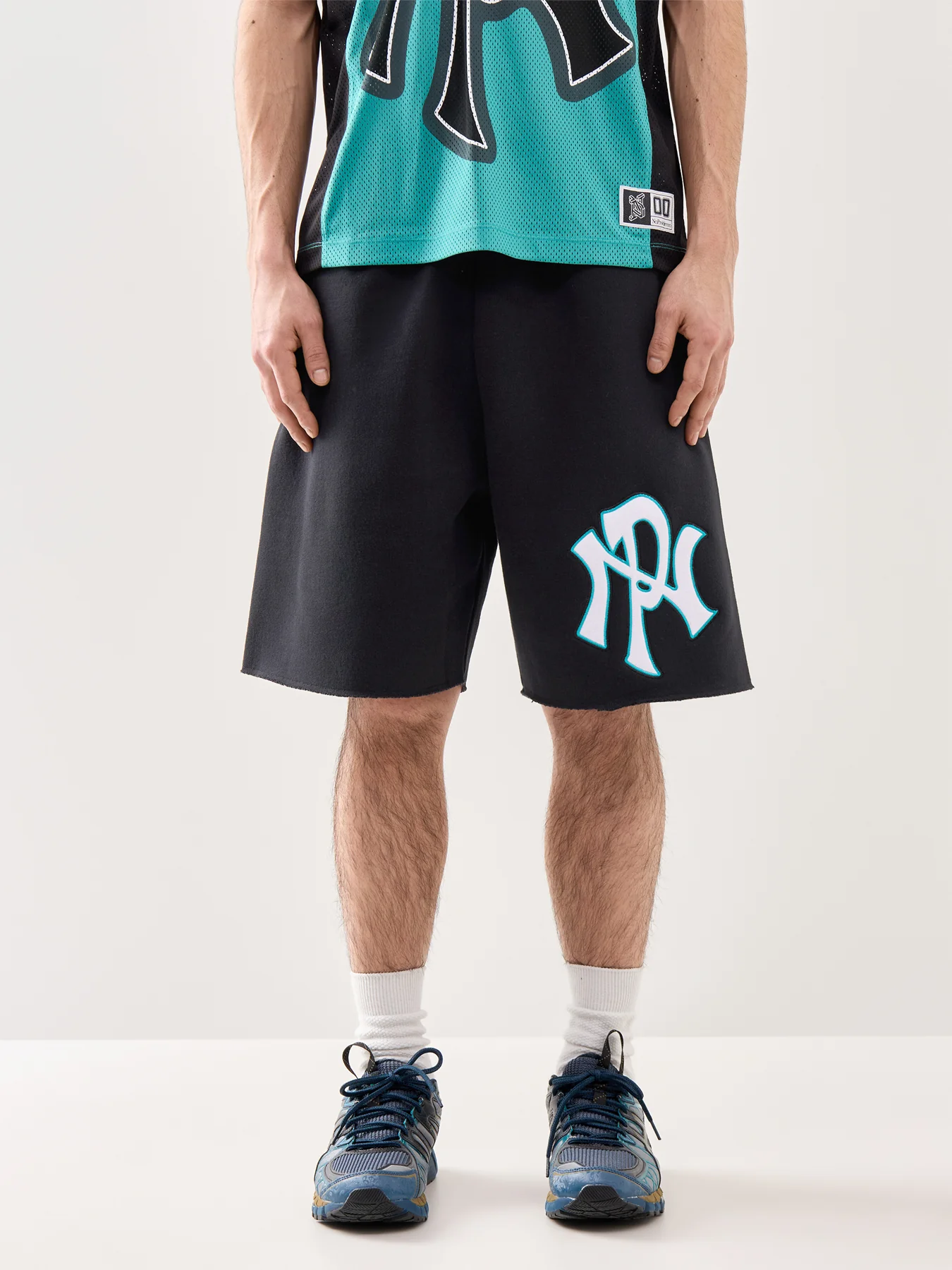 NYP Premium Sweatshorts Black - Image 4