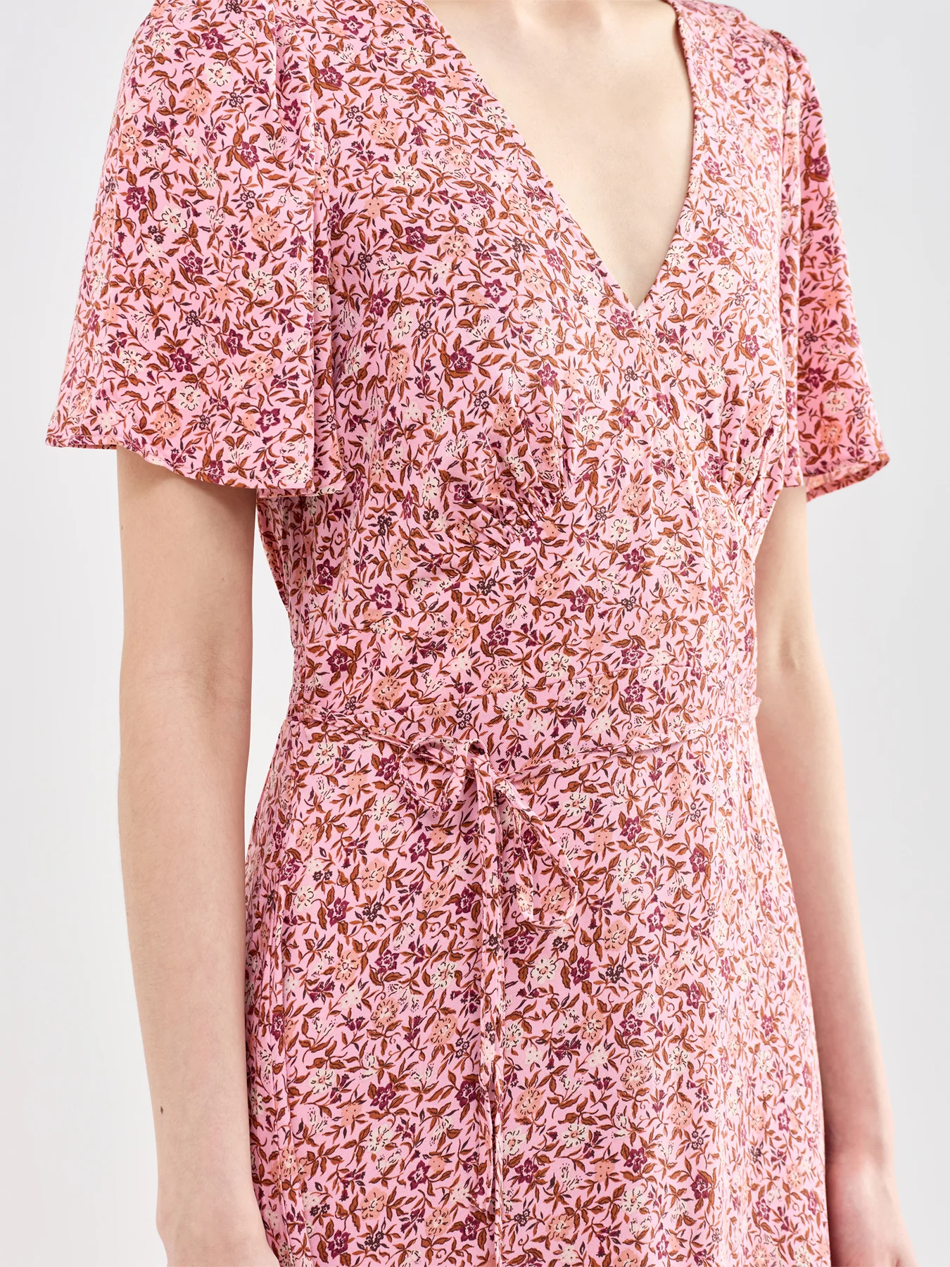 Atlas Midi Dress Pink - Image 3