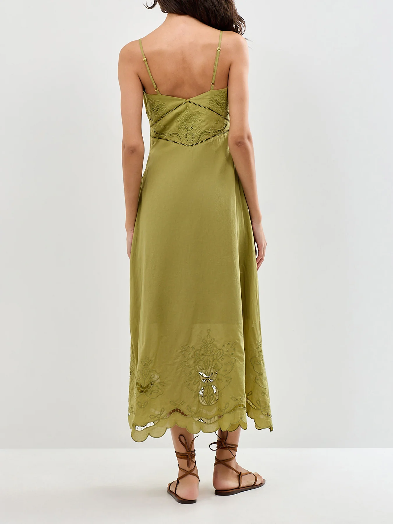Brooke Midi Dress Green - Image 5