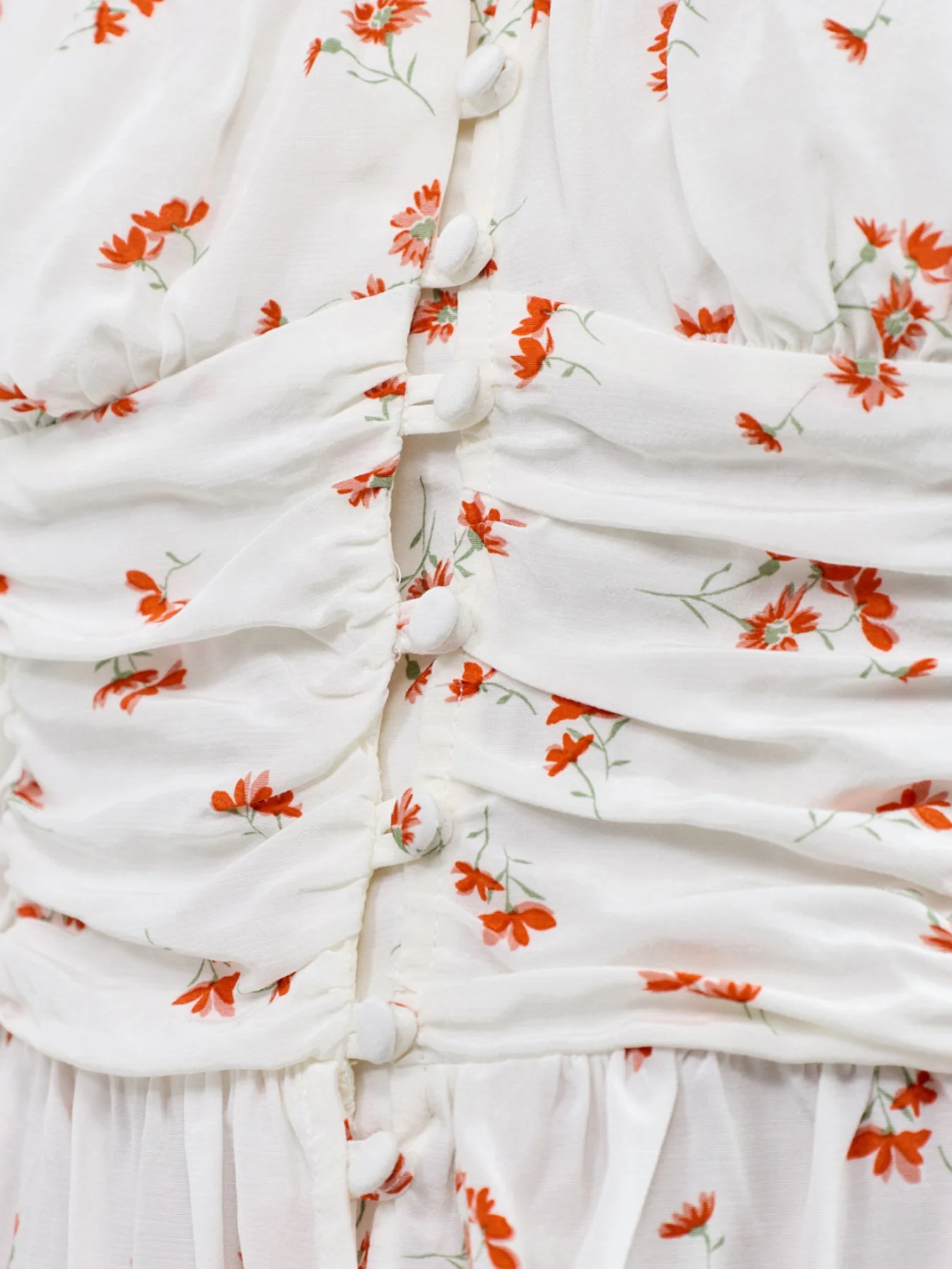 Caia Ruched Top White - Image 3