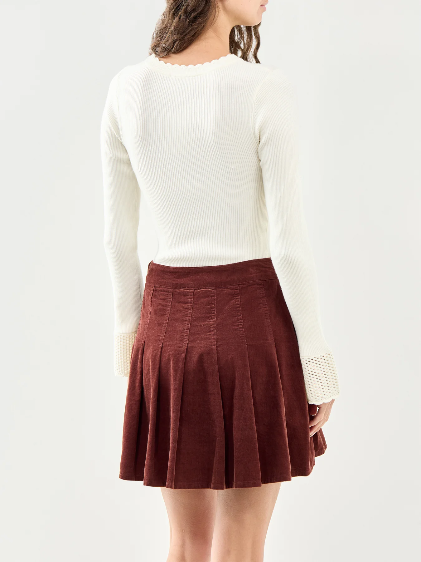 Crochet Cuff Top White - Image 5