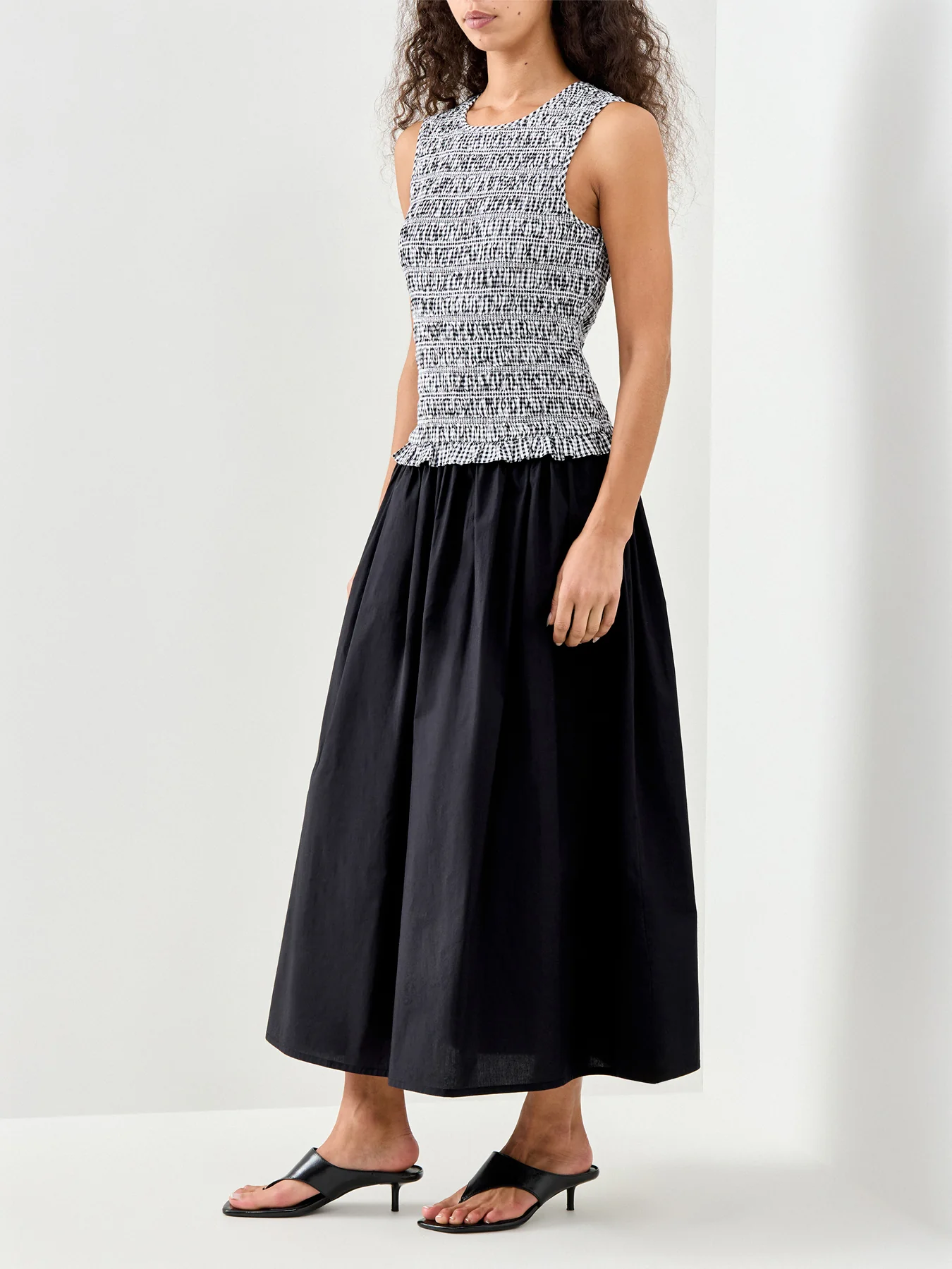 Drina Midi Dress Black - Image 4