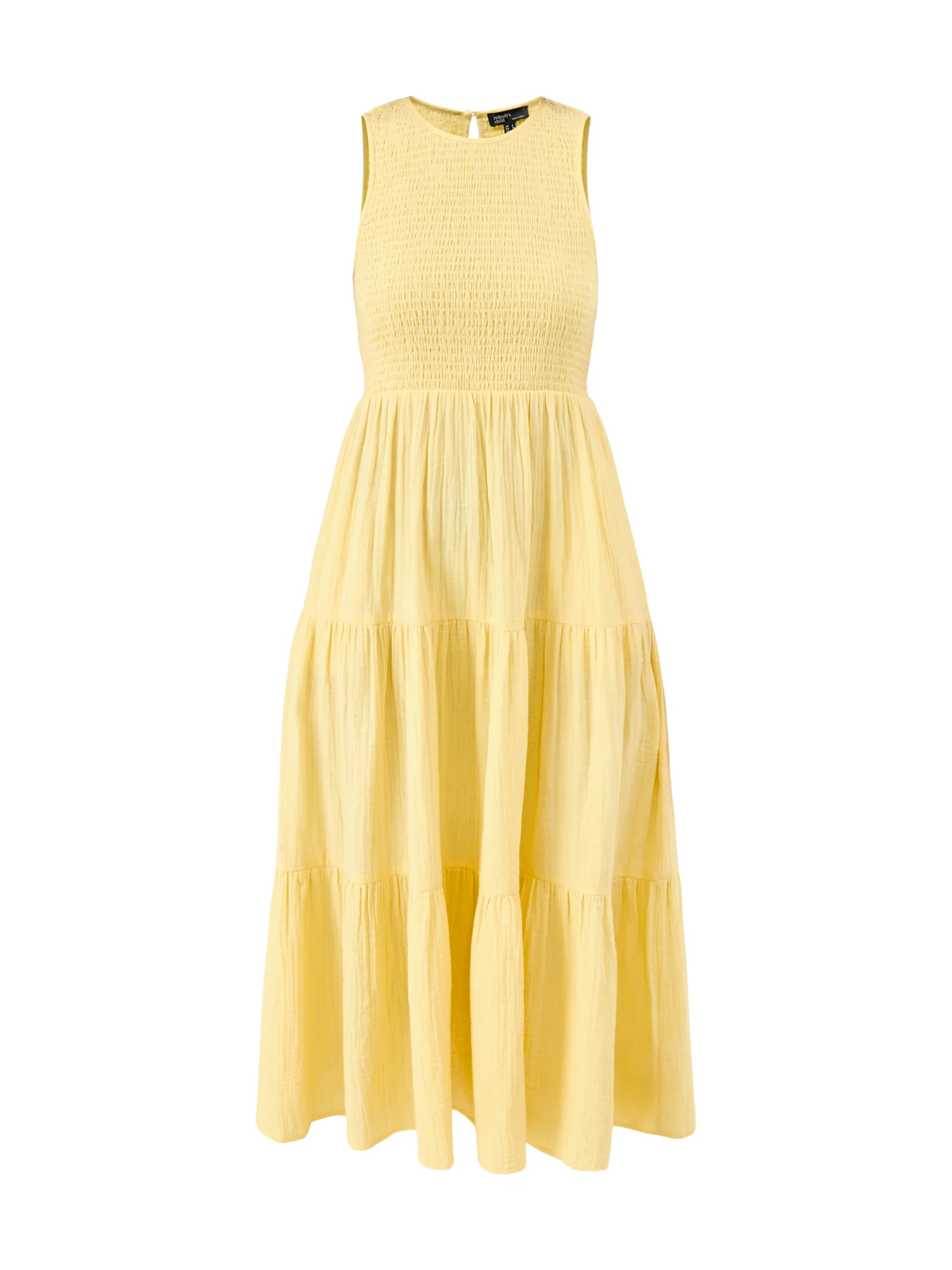Sleeveless Charlie Midaxi Dress Yellow