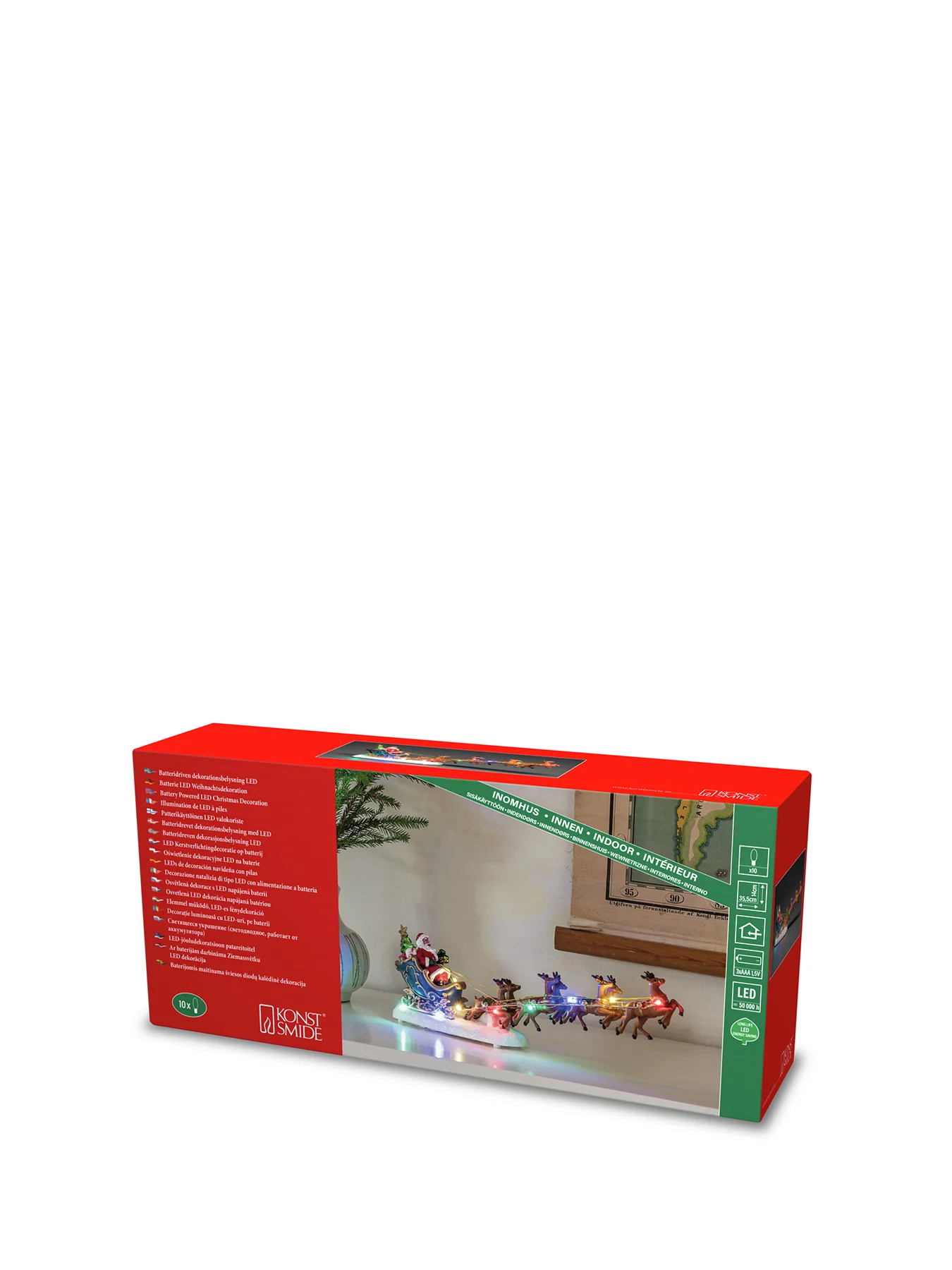 Santa sleigh with Reindeers - Image 3
