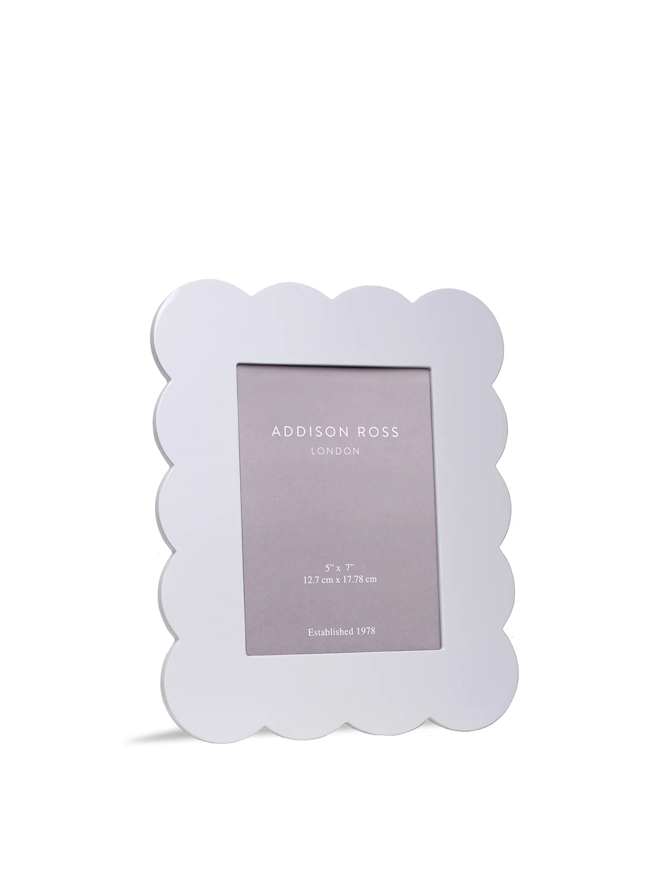 Scalloped 5x7 Photo Frame Pink - Image 3