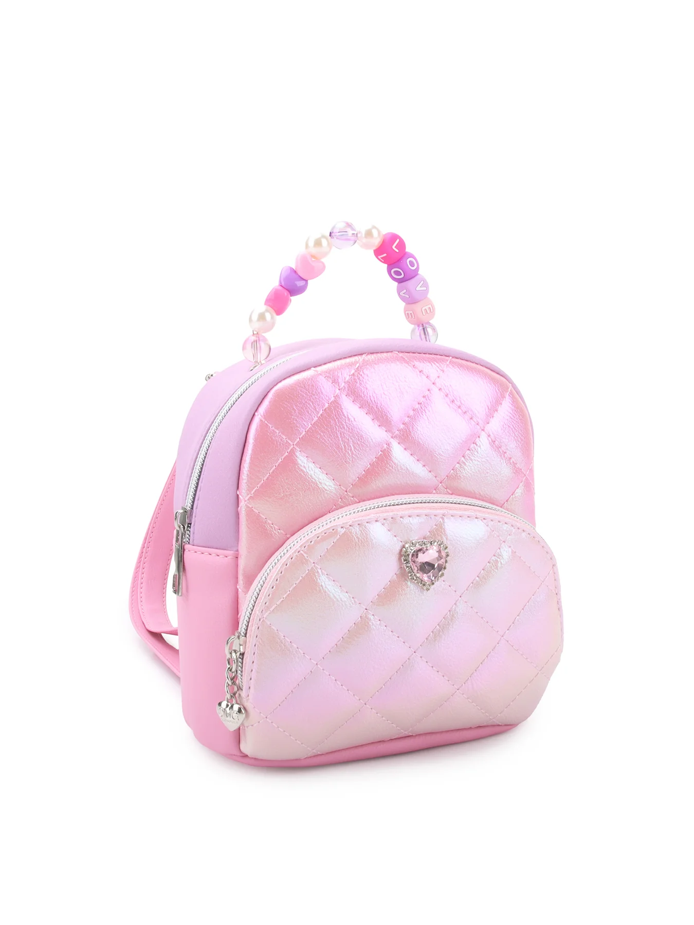 Kids' Heart Quilted Mini Backpack Multi - Image 2